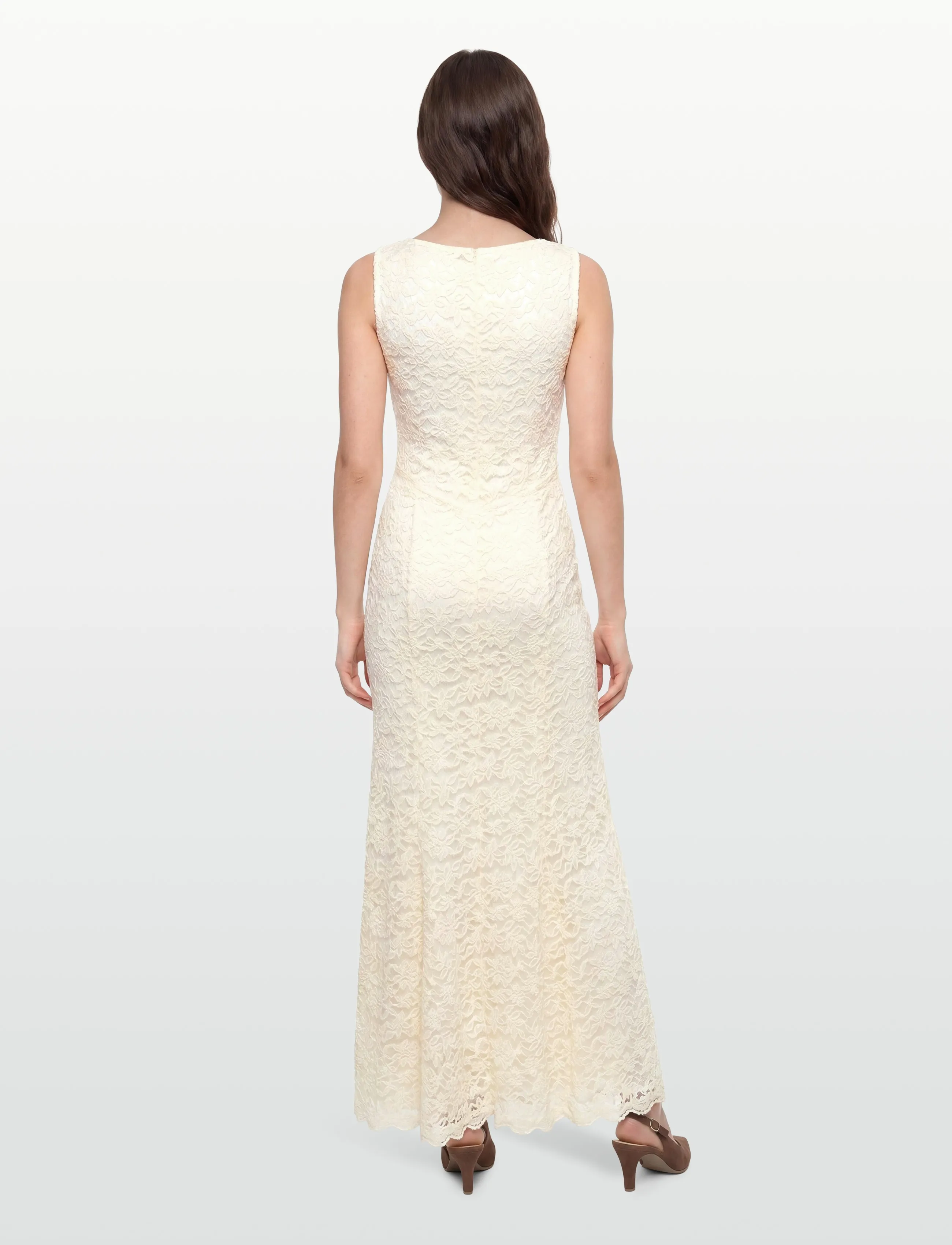 Rosemunde - RWDelicia SL Boatneck Long Bridal Dress - robes de dentelle - ivory - 4