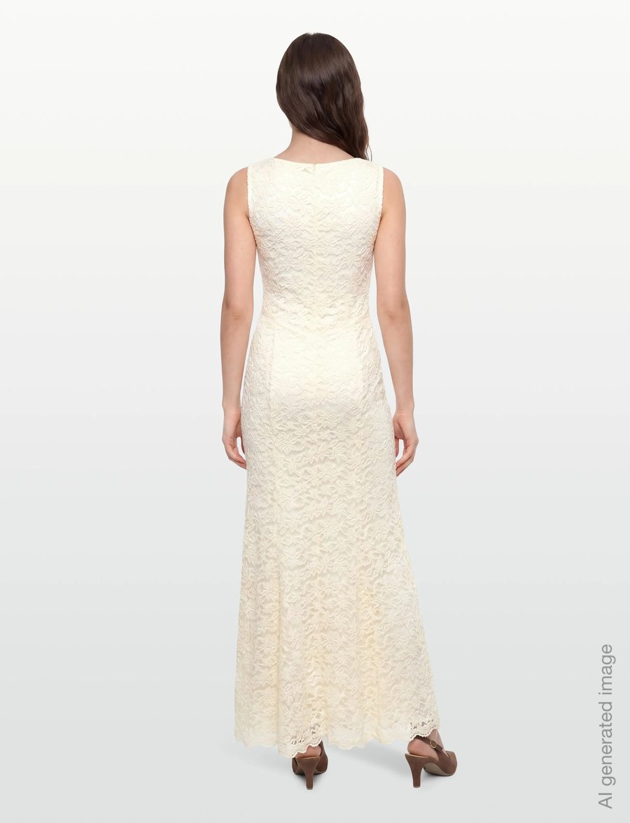 Rosemunde - RWDelicia SL Boatneck Long Bridal D - lace dresses - ivory - 4