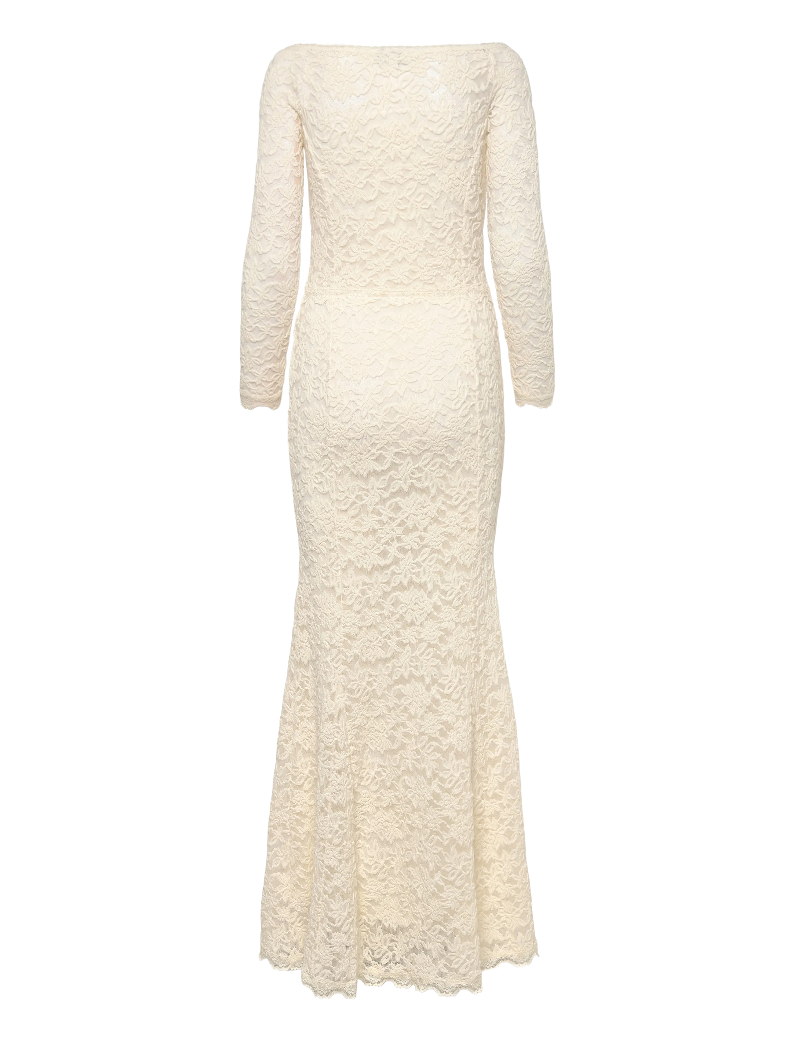 Rosemunde - RWDelicia Off-Shoulder LS Long Brid - blondekjoler - ivory - 1