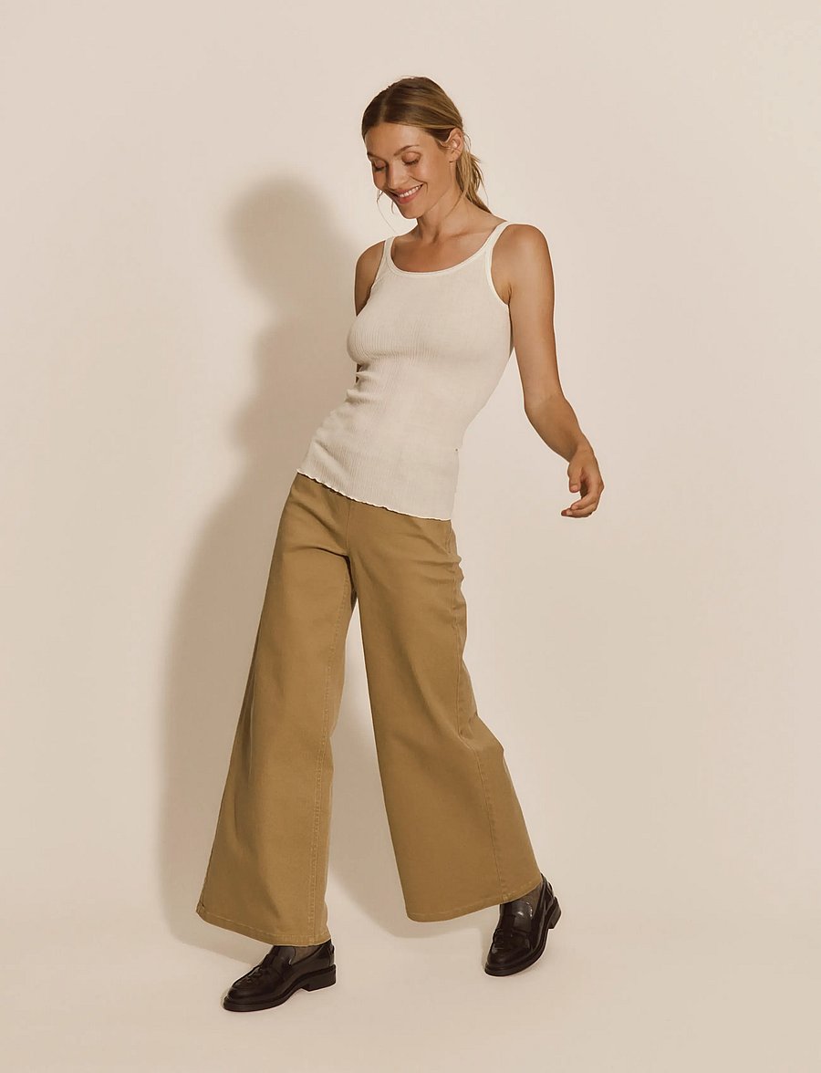Rosemunde - RWElise Wool Strap Top - Ärmellose tops - ivory - 0