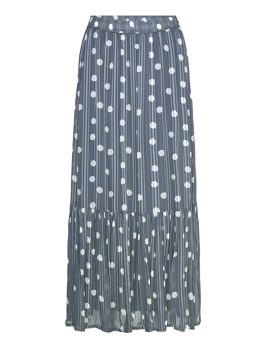 Rosemunde - RWGloria Long Skirt - maxi röcke - stormy weather dot print - 1