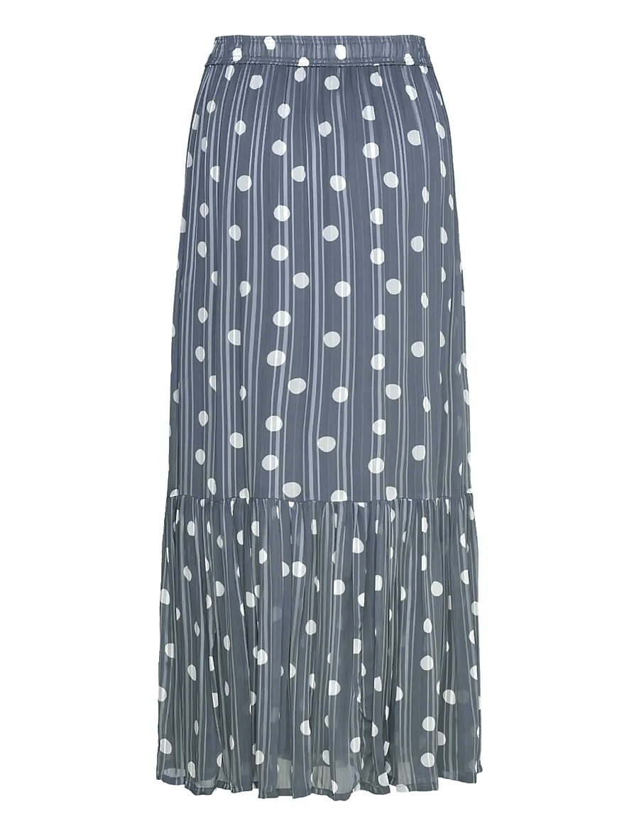 Rosemunde - RWGloria Long Skirt - maxi röcke - stormy weather dot print - 2