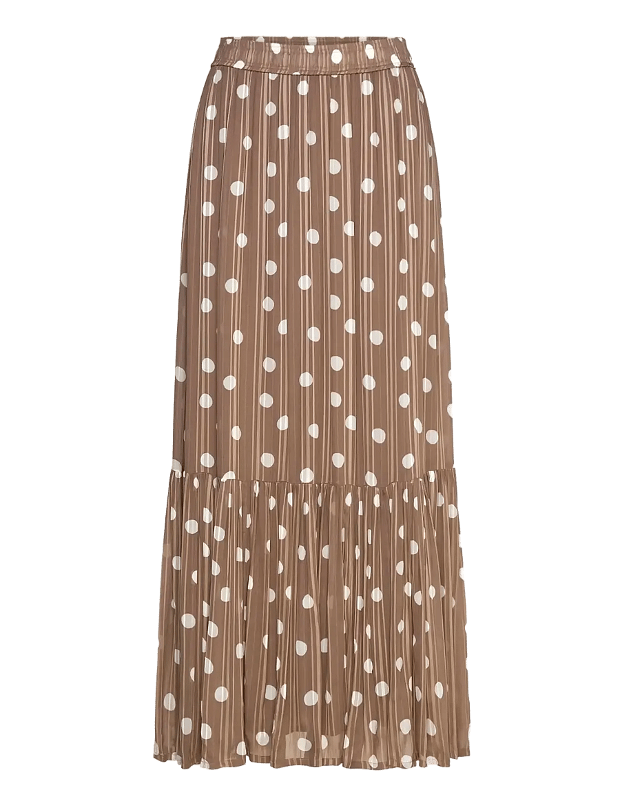Rosemunde - RWGloria Long Skirt - maxi röcke - coca mocha dot print - 1