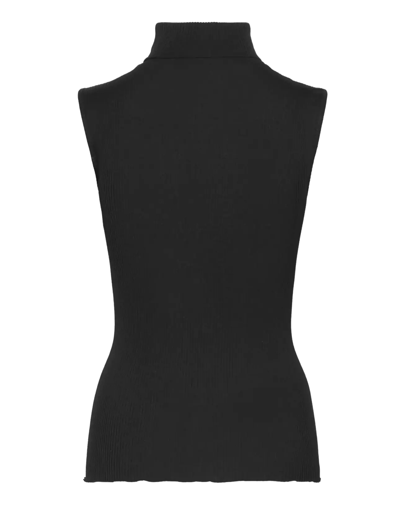 Rosemunde - RWBeatha Silk SL Rollneck Top - black - 1