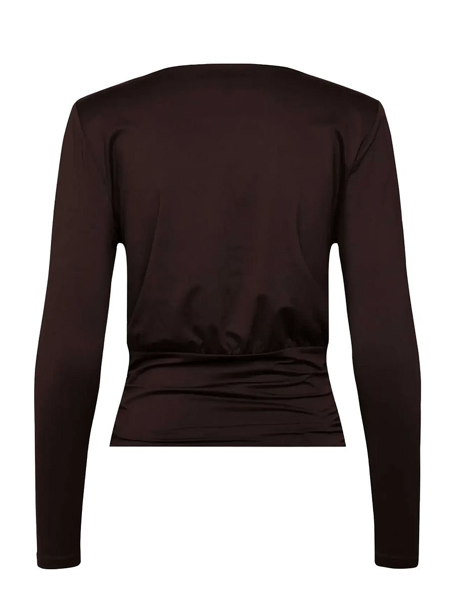 Rosemunde - RWBridget LS T-shirt - langärmlige tops - mole - 1