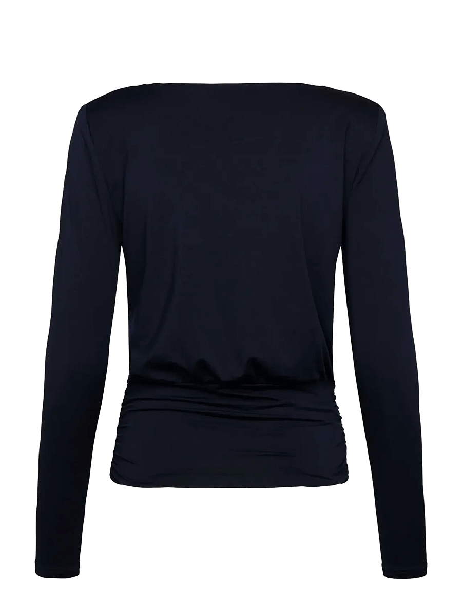 Rosemunde - RWBridget LS T-shirt - langärmlige tops - navy - 1