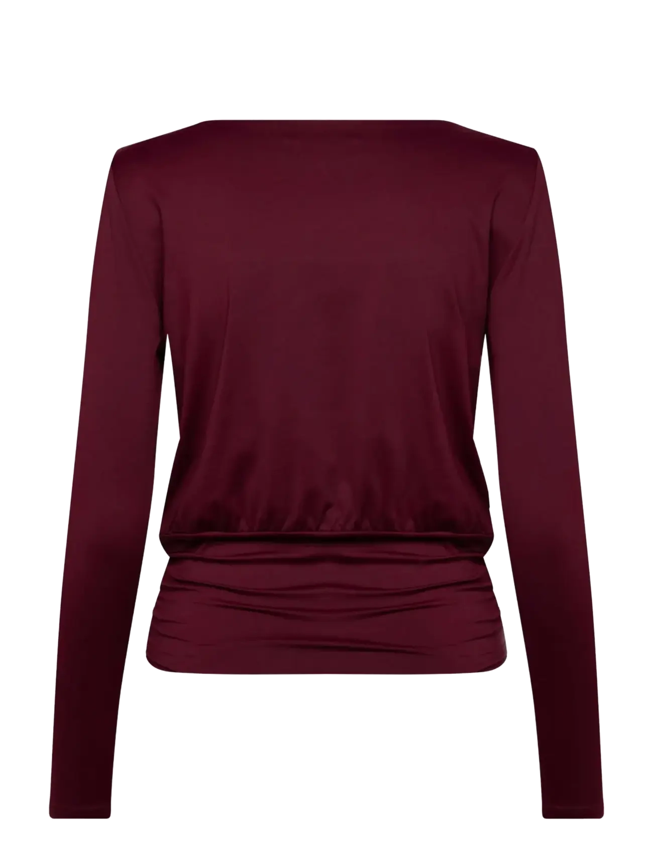 Rosemunde - RWBridget LS T-shirt - langärmlige tops - windsor wine - 1
