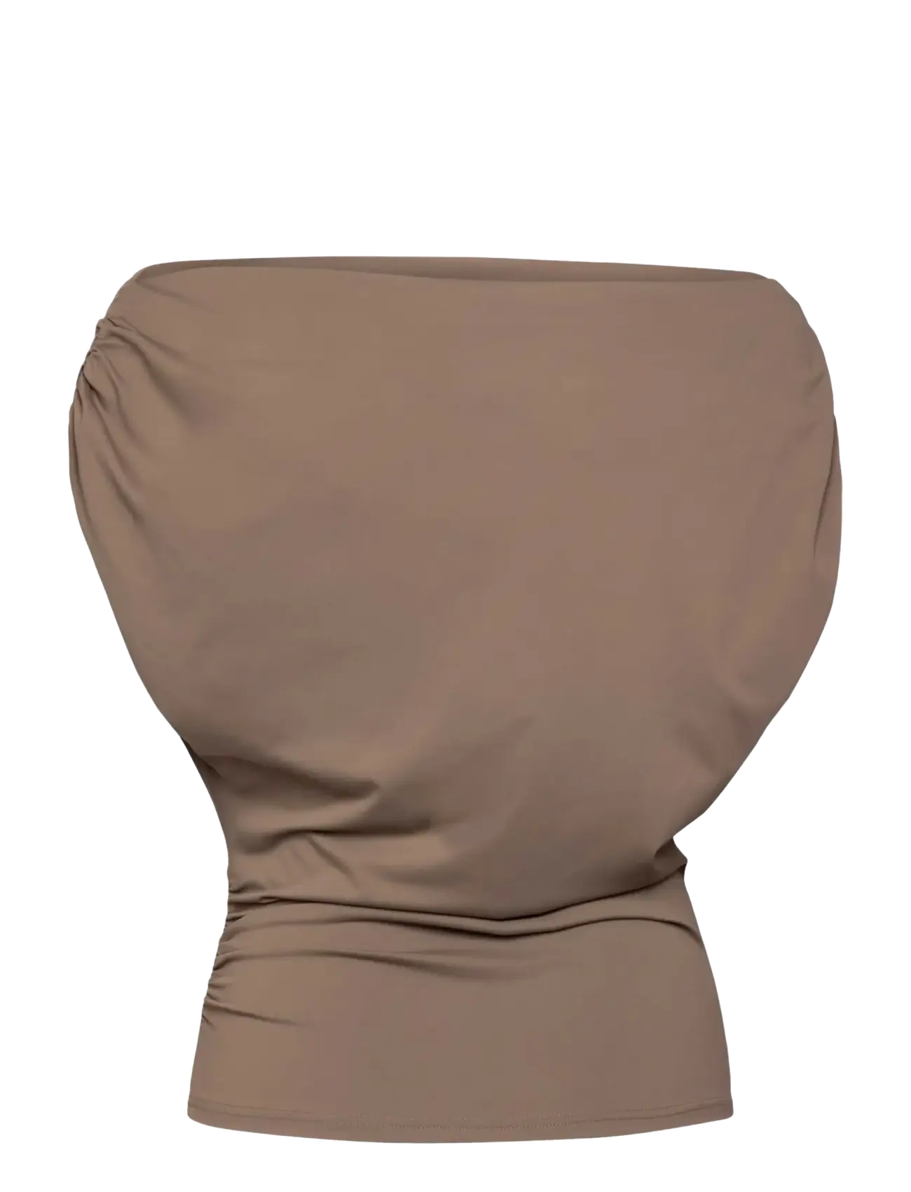 Rosemunde - RWBridget Draped SS T-shirt - Ärmellose tops - walnut - 1