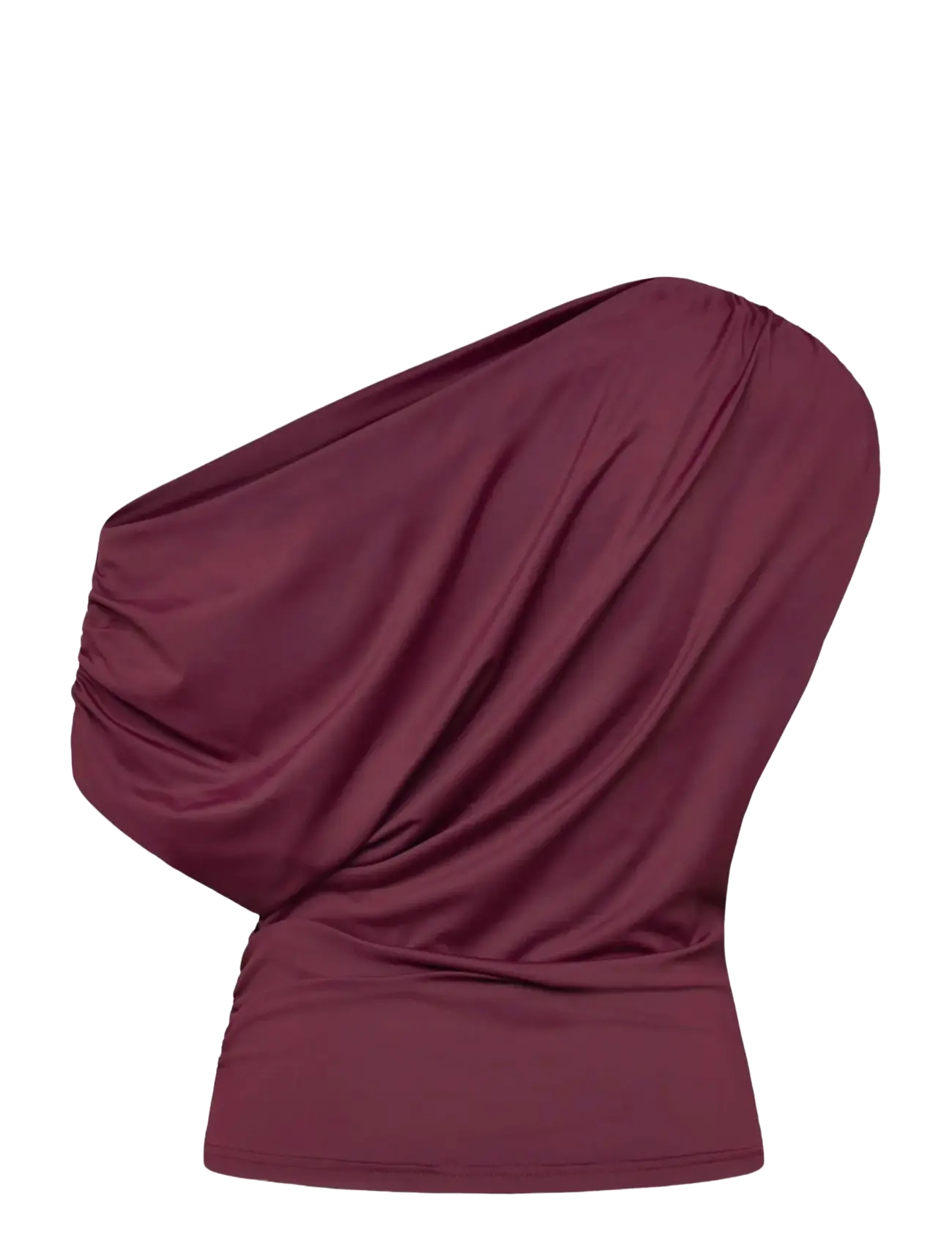 Rosemunde - RWBridget Draped SS T-shirt - tanktops - windsor wine - 1