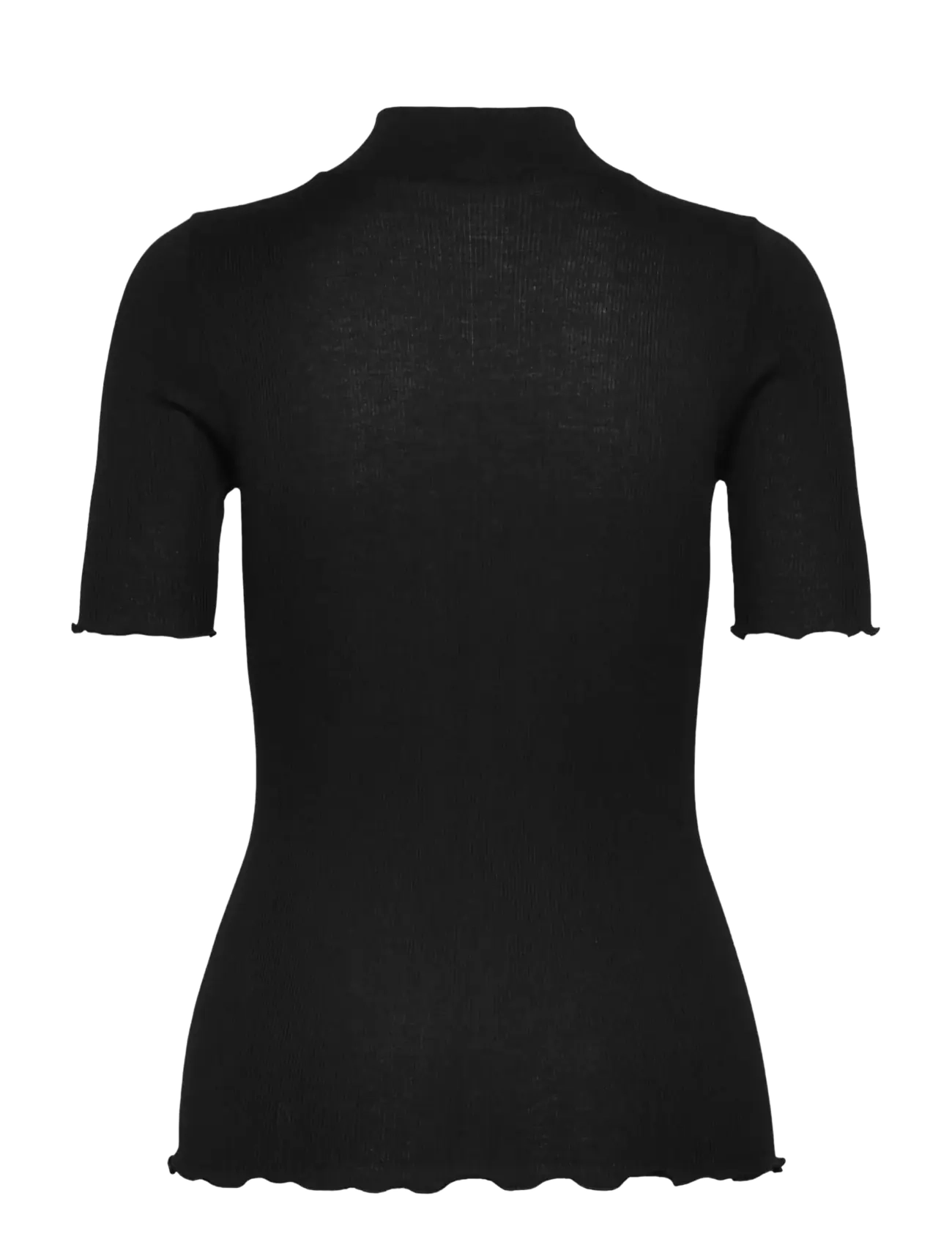 Rosemunde - RWBernadine Organic SS Lace T-shirt - black - 1