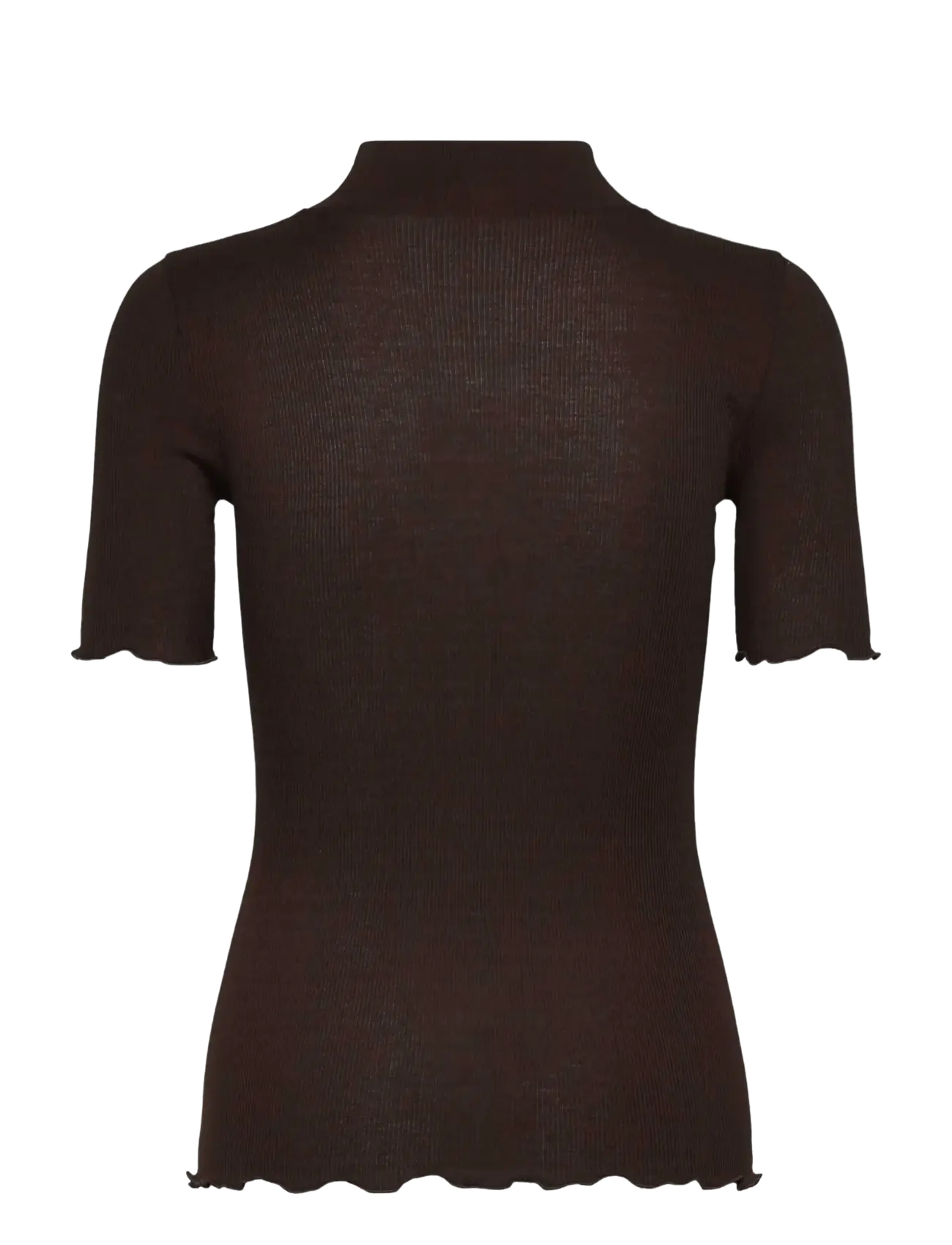 Rosemunde - RWBernadine Organic SS Lace T-shirt - mole - 2