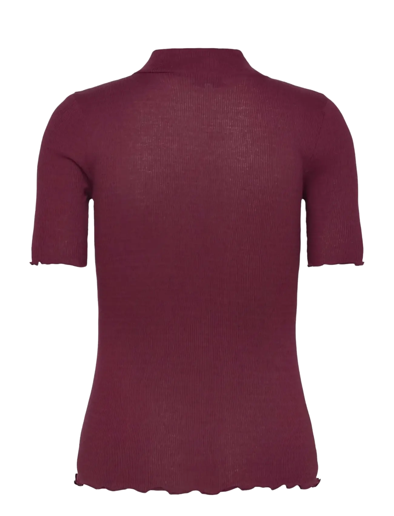 Rosemunde - RWBernadine Organic SS Lace T-shirt - windsor wine - 1