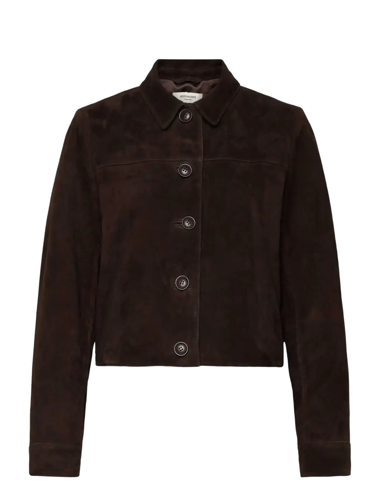 Rosemunde - RWNellie Suede LS  Jacket - kevadjoped - mole - 1