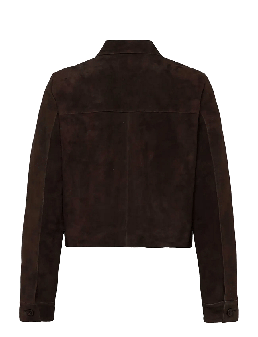 Rosemunde - RWNellie Suede LS Jacket - kevadjoped - mole - 2
