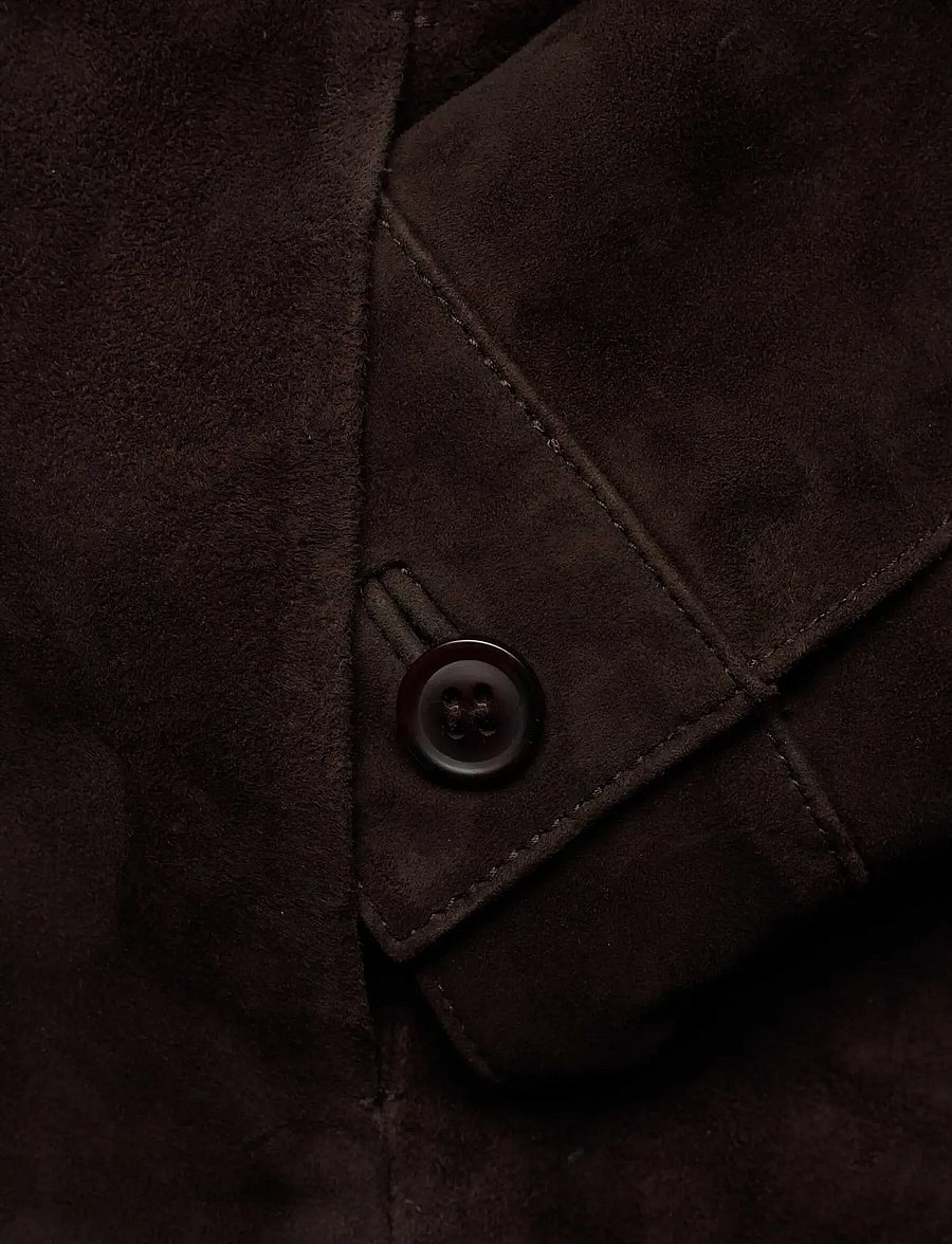 Rosemunde - RWNellie Suede LS Jacket - kevadjoped - mole - 5