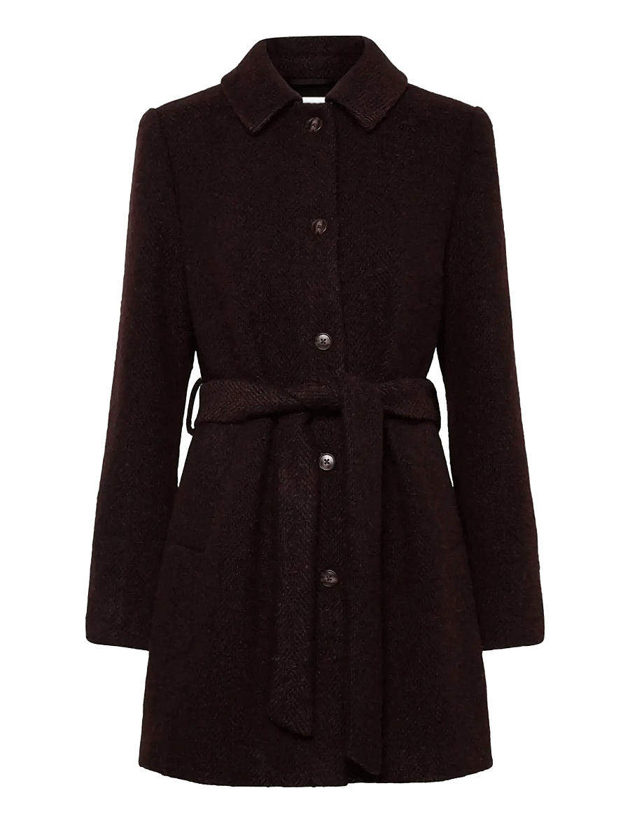Rosemunde - RWLevi Belt Jacket - mole w/ black stripe - 0