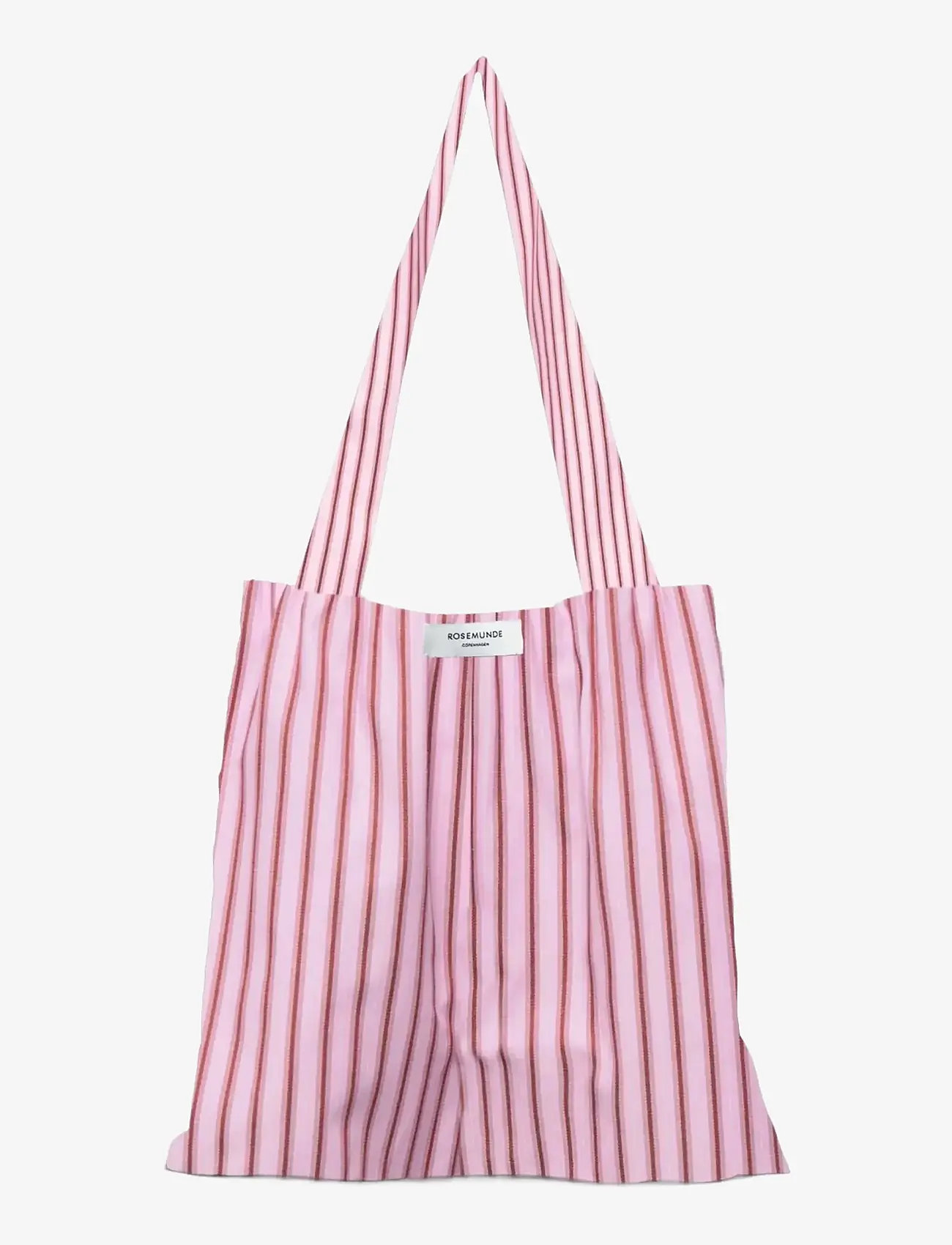 Rosemunde - RBUlla Stripe Tote Bag - tote bags - pink stripe - 0