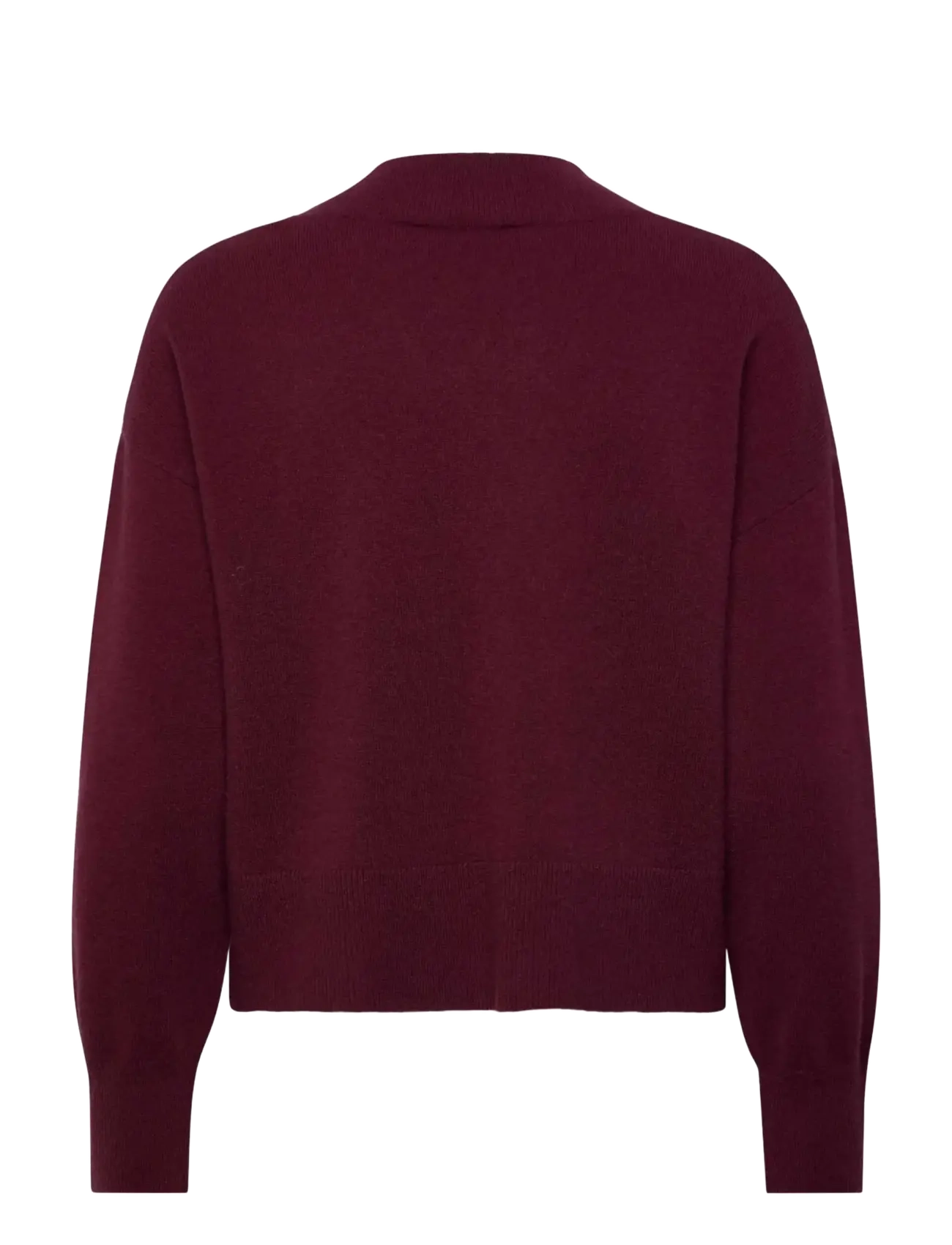 Rosemunde - RWLaica Cashmere V-neck LS Pullover - windsor wine - 1