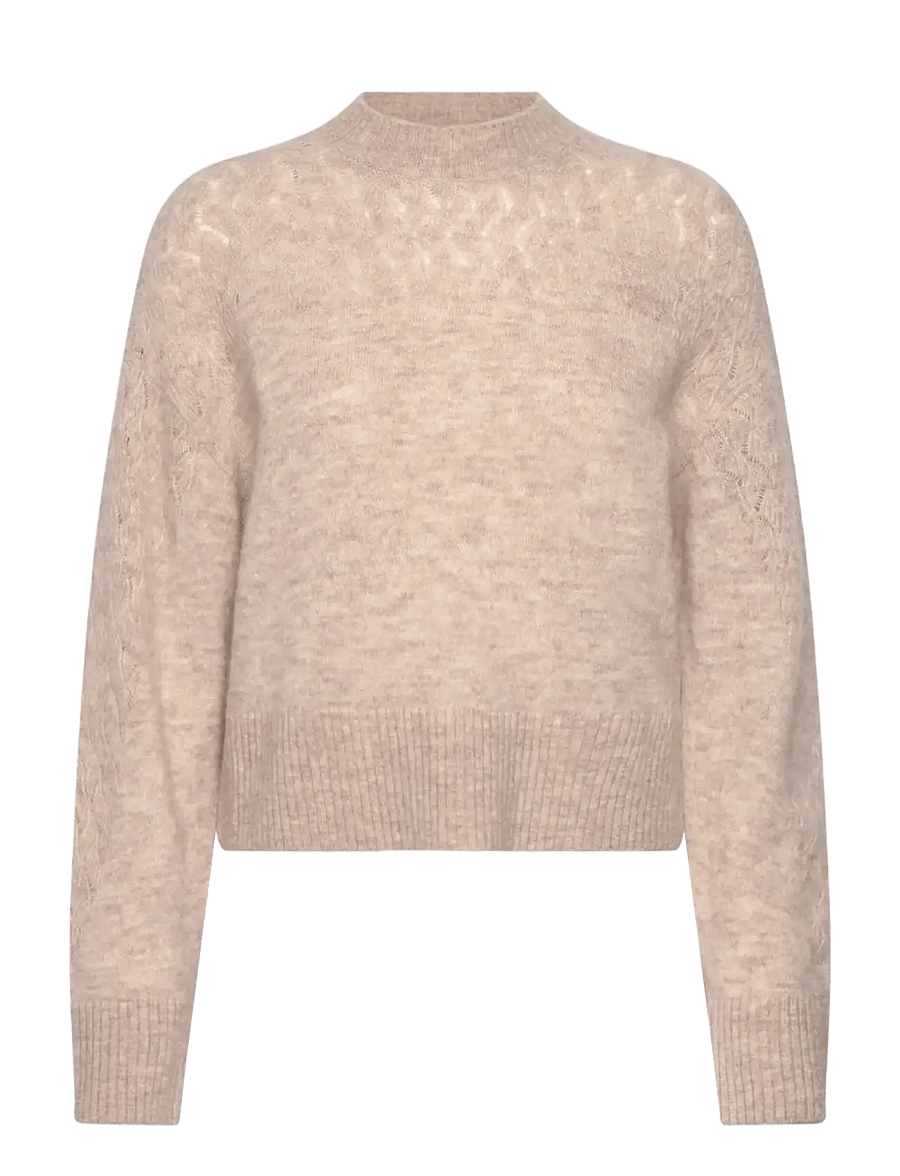 Rosemunde - RWAida LS Mock Neck Pullover - jumpers - atmosphere - 1