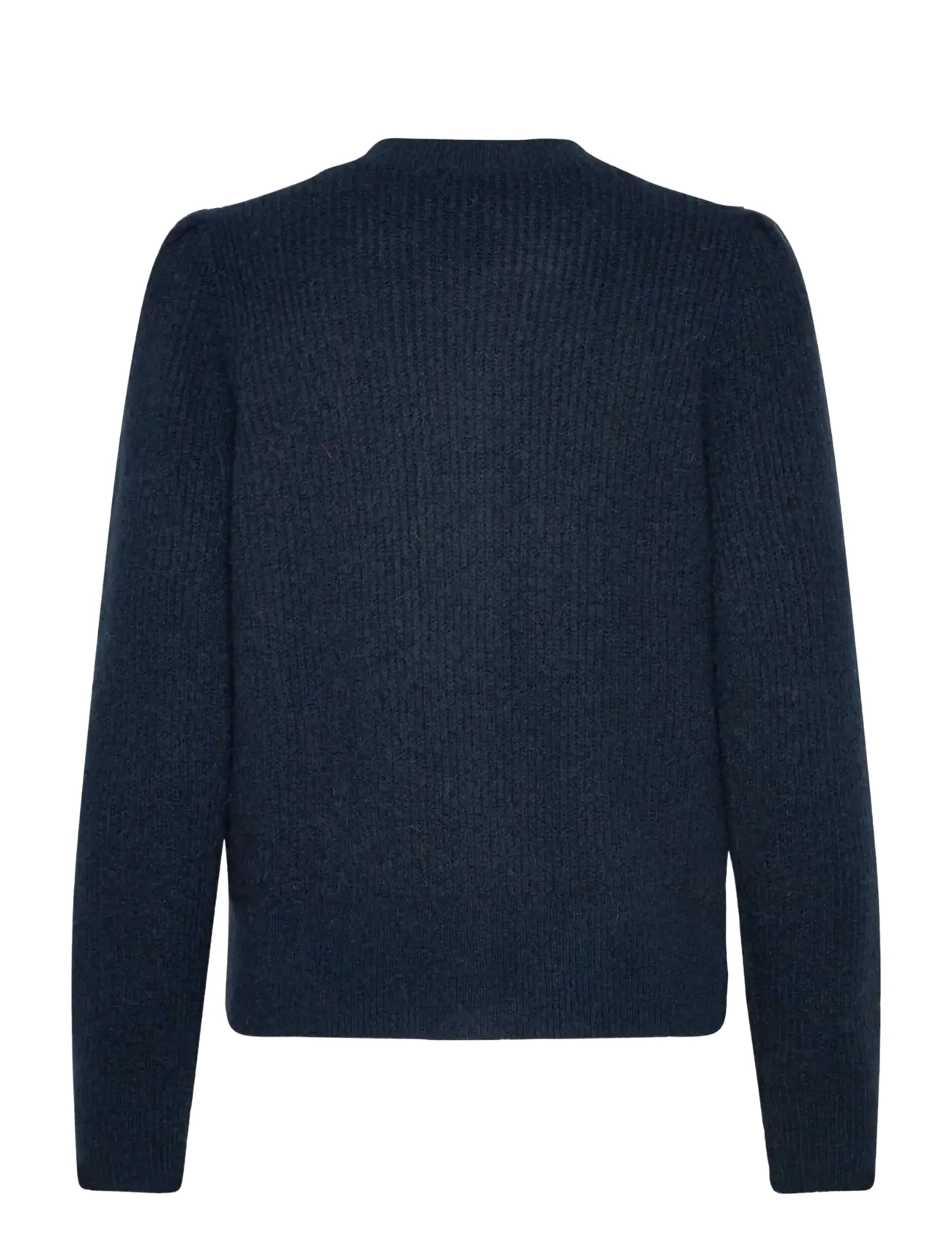 Rosemunde - RWTinker Wool Blend LS Cardigan - cardigans - dark navy melange - 1