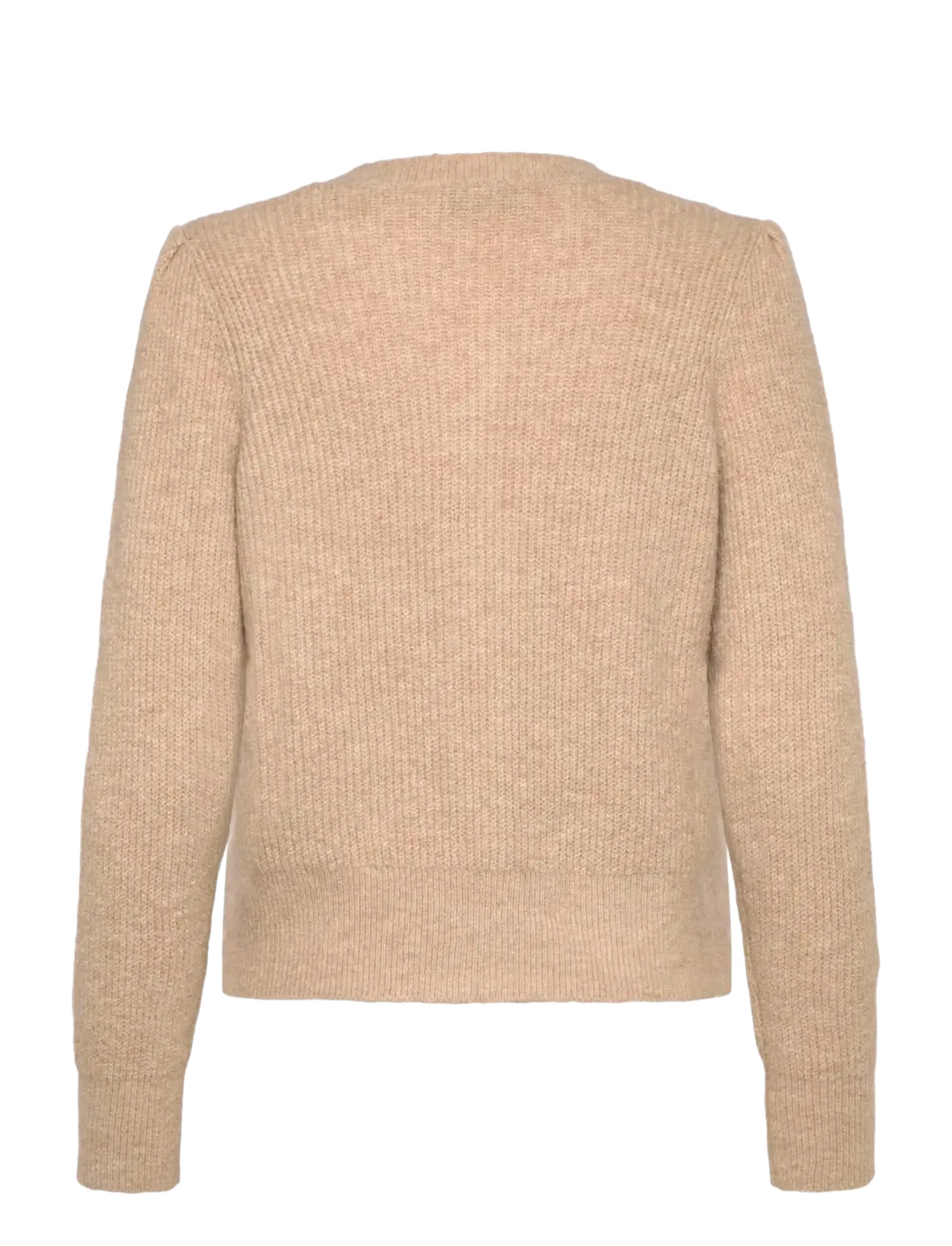 Rosemunde - RWTinker Wool Blend LS Cardigan - cardigans - oat meal melange - 1