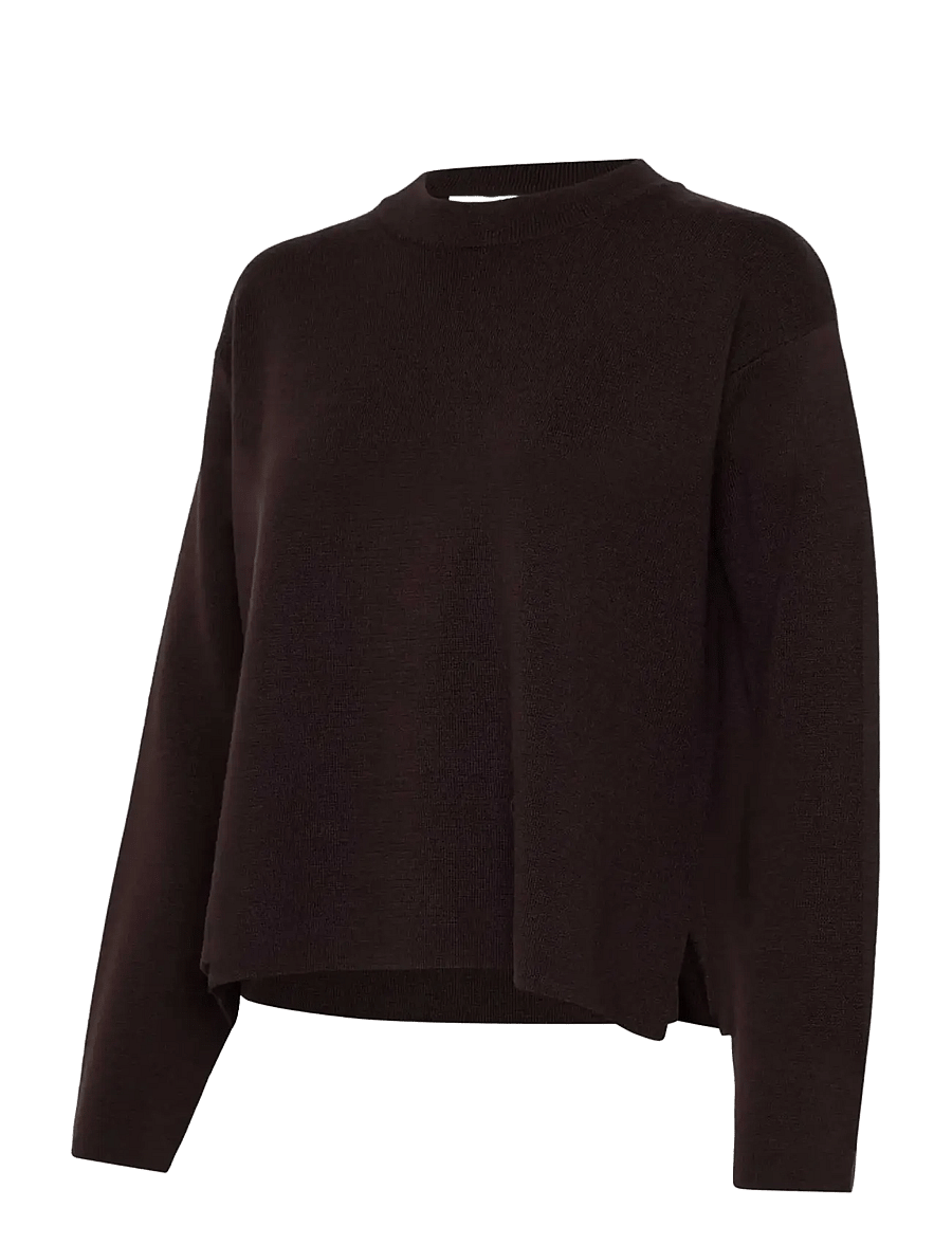 Rosemunde - RWCody Merino LS Mock Neck Pullover - pullover - mole - 3