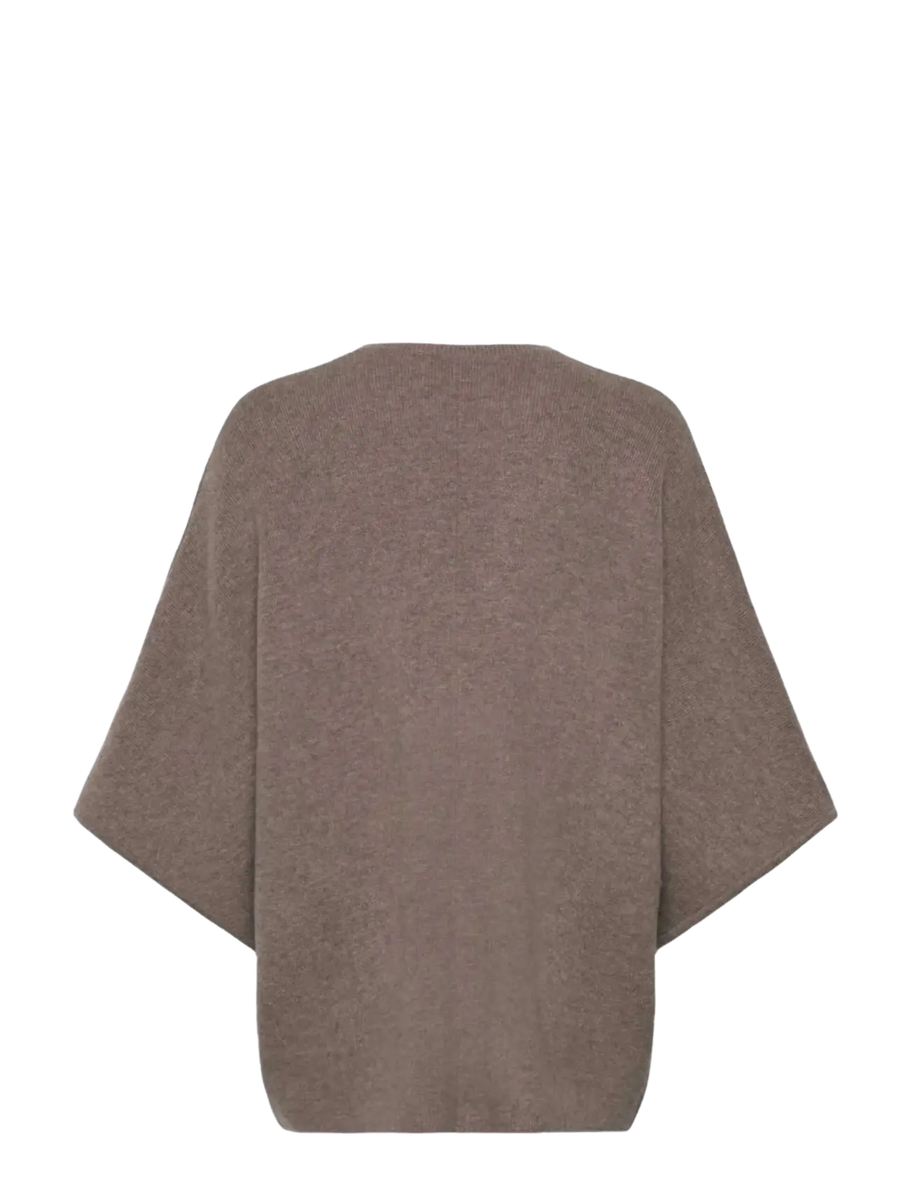 Rosemunde - RWJesse Wool Cape Cardigan - walnut melange - 2