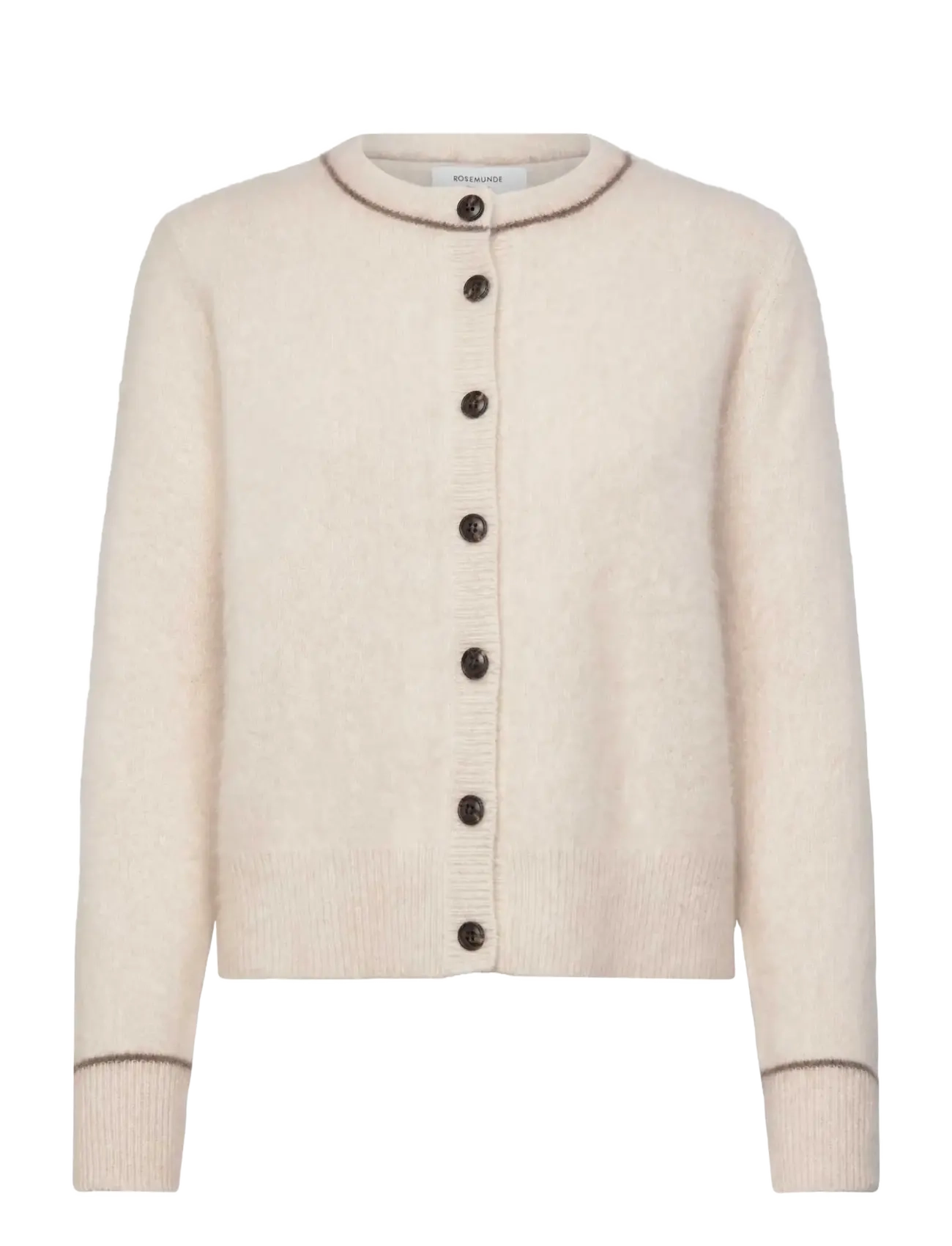 Rosemunde RWFoxy LS Cardigan - Kleidung - IVORY / cream