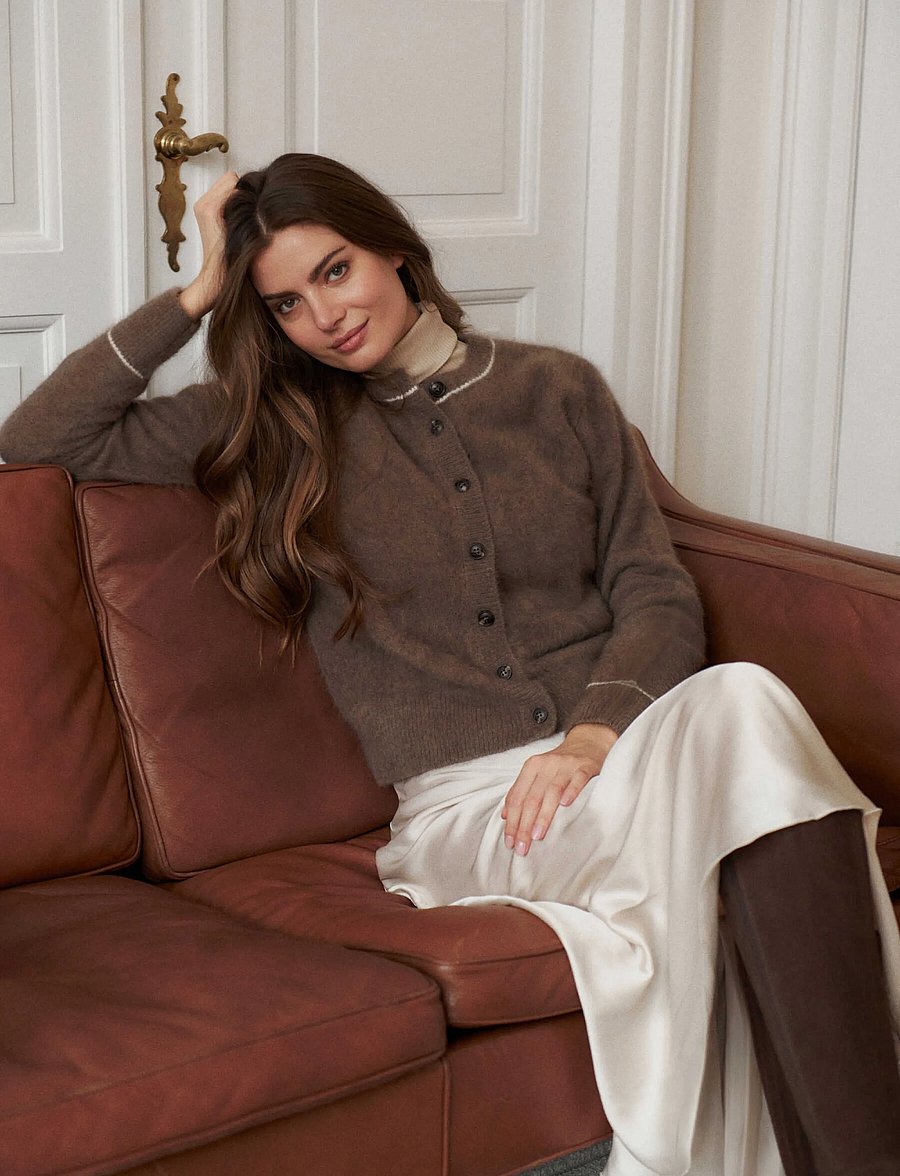 Rosemunde - RWFoxy LS Cardigan - walnut - 0