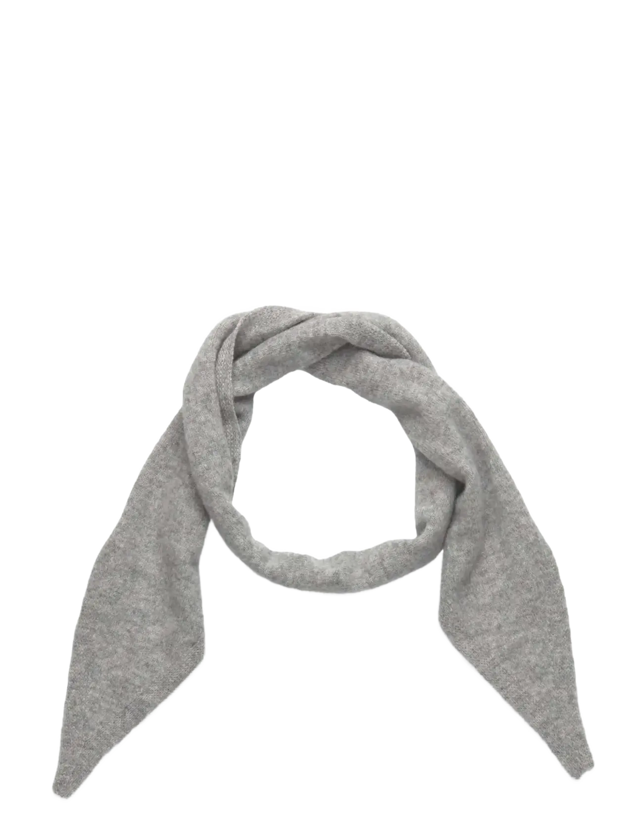 Rosemunde - RWLaica Cashmere Small Scarf - light grey melange - 1