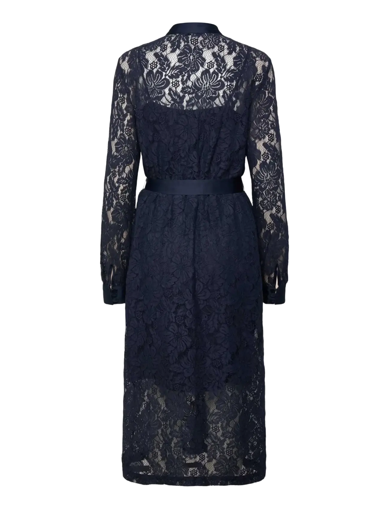 Rosemunde - RWAlice Lace LS Shirt Dress - navy - 1