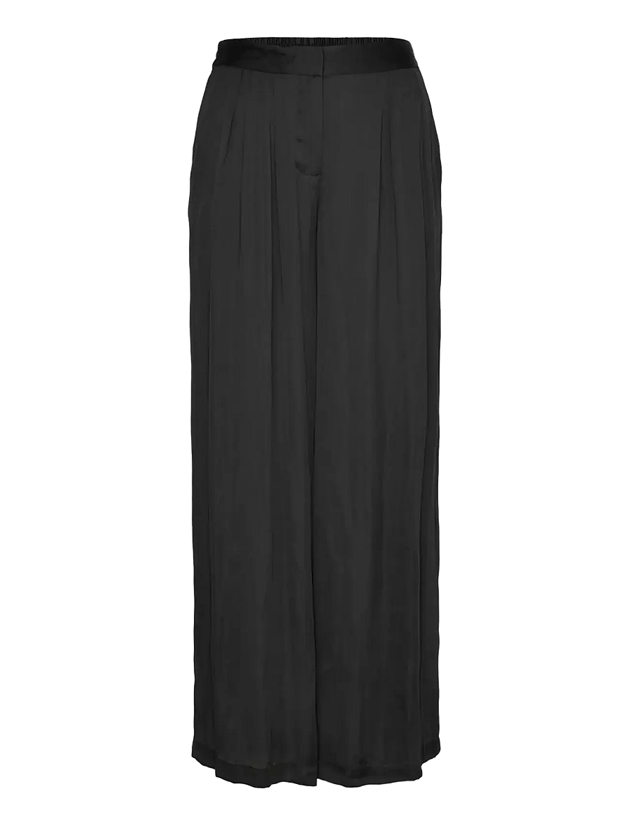 Rosemunde - RWMessina HW Wide Trousers - black - 0