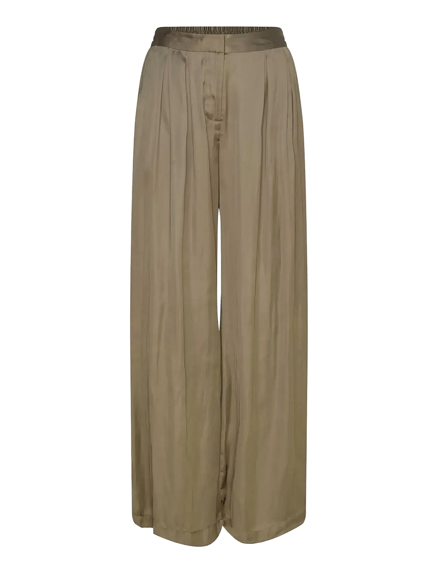 Rosemunde - RWMessina HW Wide Trousers - hosen mit weitem bein - walnut - 1