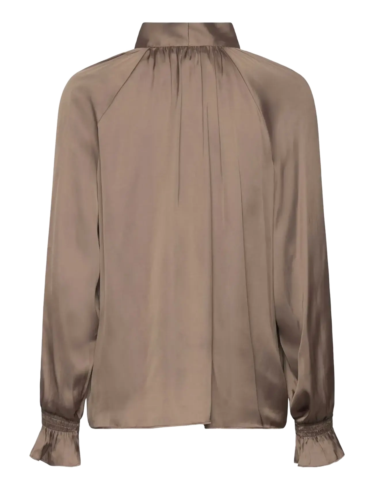 Rosemunde - RWMessina LS Tie Blouse - walnut - 2