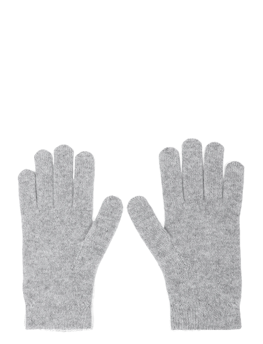 Rosemunde - RWLaica Cashmere Gloves - cashmere - light grey melange - 0
