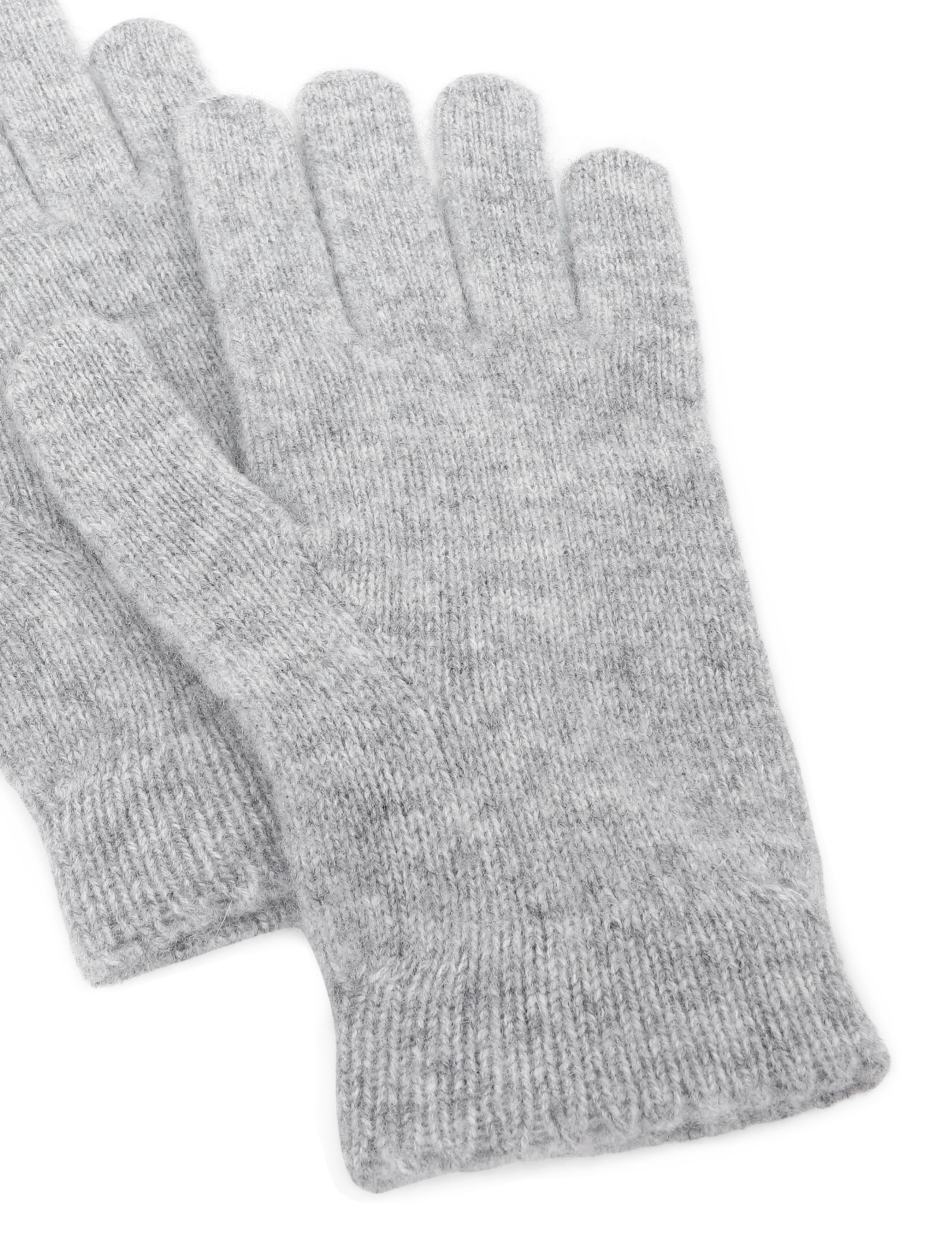 Rosemunde - RWLaica Cashmere Gloves - accessories - light grey melange - 2