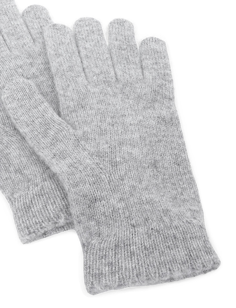 Rosemunde - RWLaica Cashmere Gloves - cashmere - light grey melange - 2