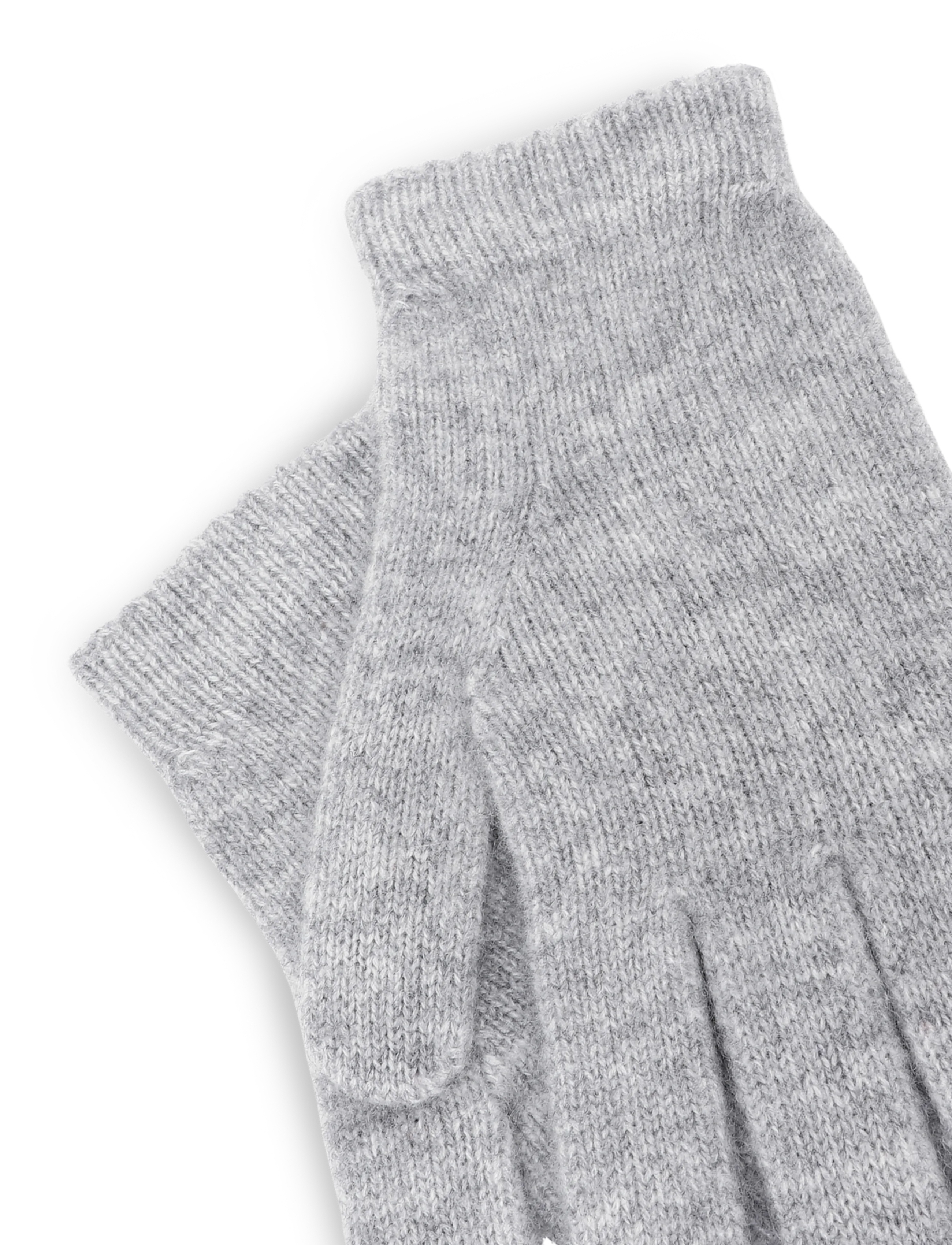 Rosemunde - RWLaica Cashmere Gloves - accessories - light grey melange - 3
