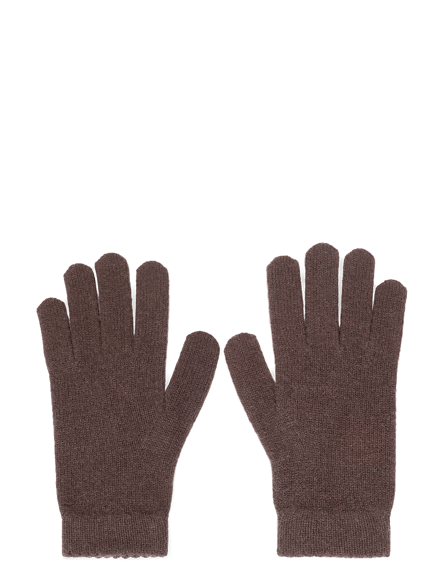 Rosemunde - RWLaica Cashmere Gloves - cashmere - walnut - 0