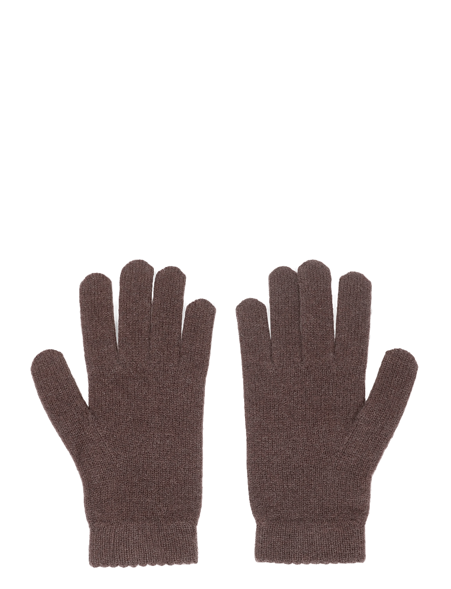 Rosemunde - RWLaica Cashmere Gloves - cashmere - walnut - 1