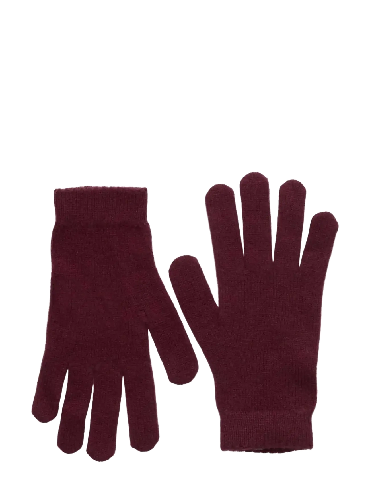 Rosemunde Rwlaica Cashmere Gloves, Kvinder, Cashmere Handsker, Bordeaux, Str: XS/S