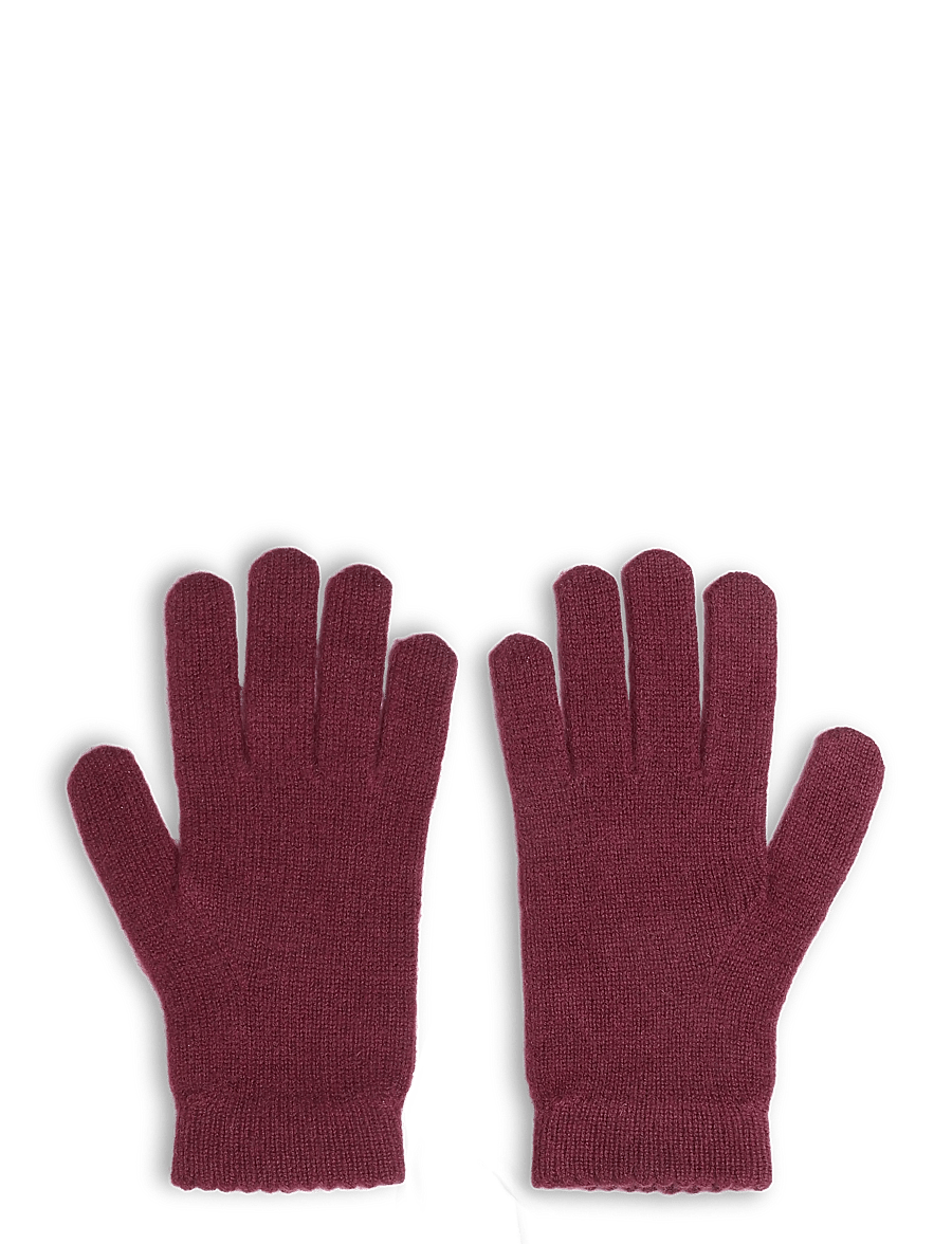 Rosemunde - RWLaica Cashmere Gloves - kašmiir - windsor wine - 1