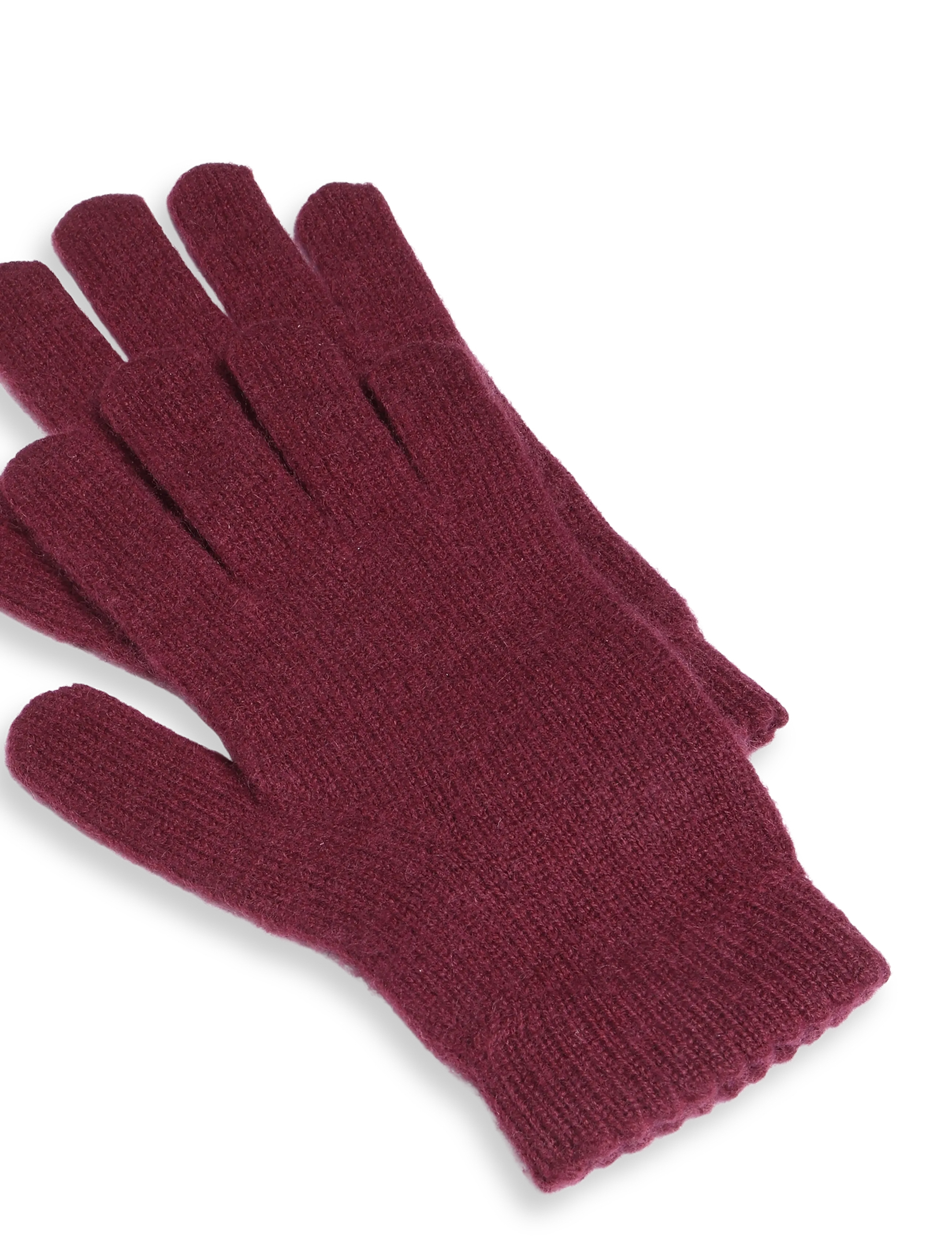 Rosemunde - RWLaica Cashmere Gloves - accessories - windsor wine - 2