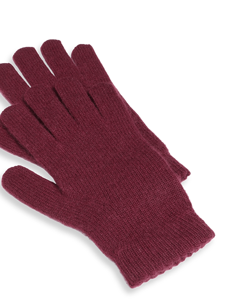 Rosemunde - RWLaica Cashmere Gloves - kašmiir - windsor wine - 2