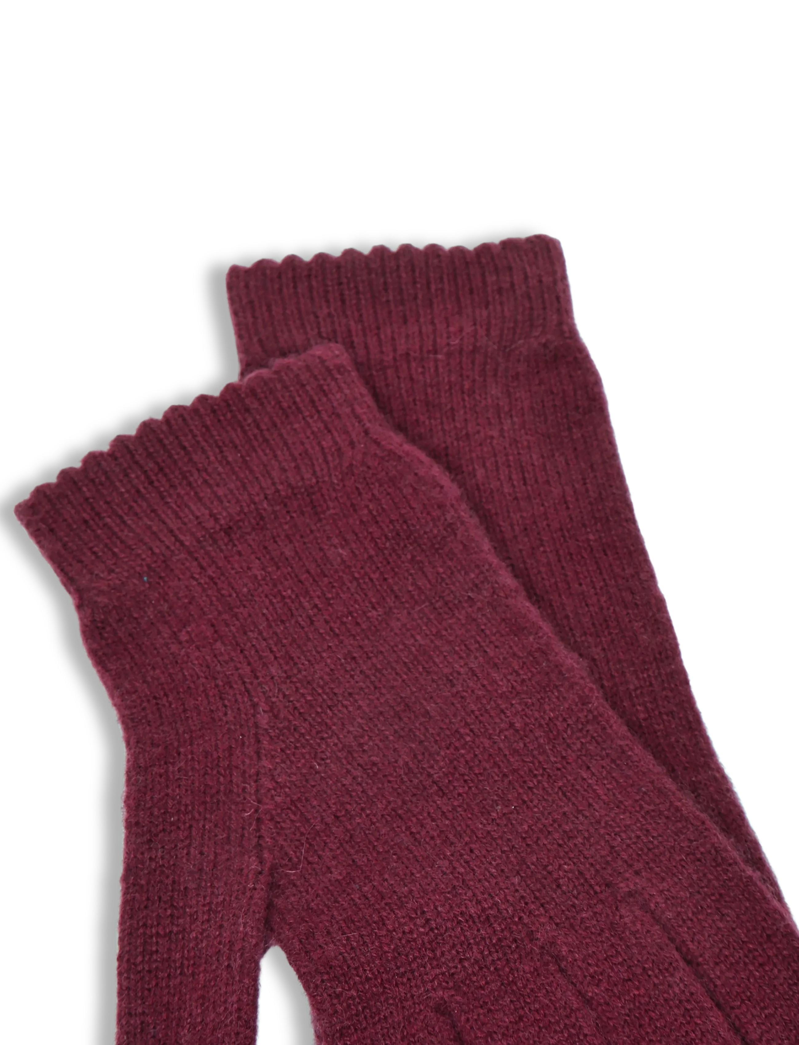 Rosemunde - RWLaica Cashmere Gloves - accessories - windsor wine - 3