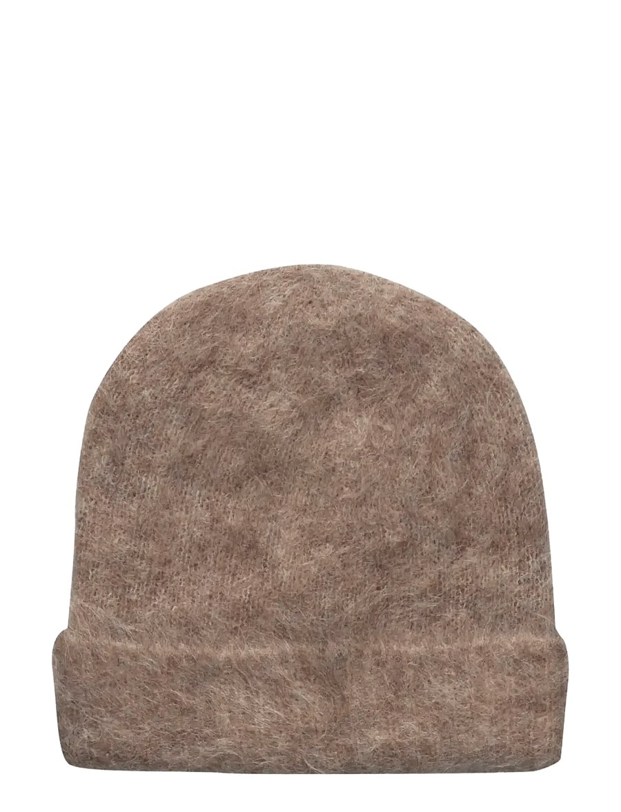 Rosemunde - RWFurry Alpaca Hat - huer - brown grey mel - 0
