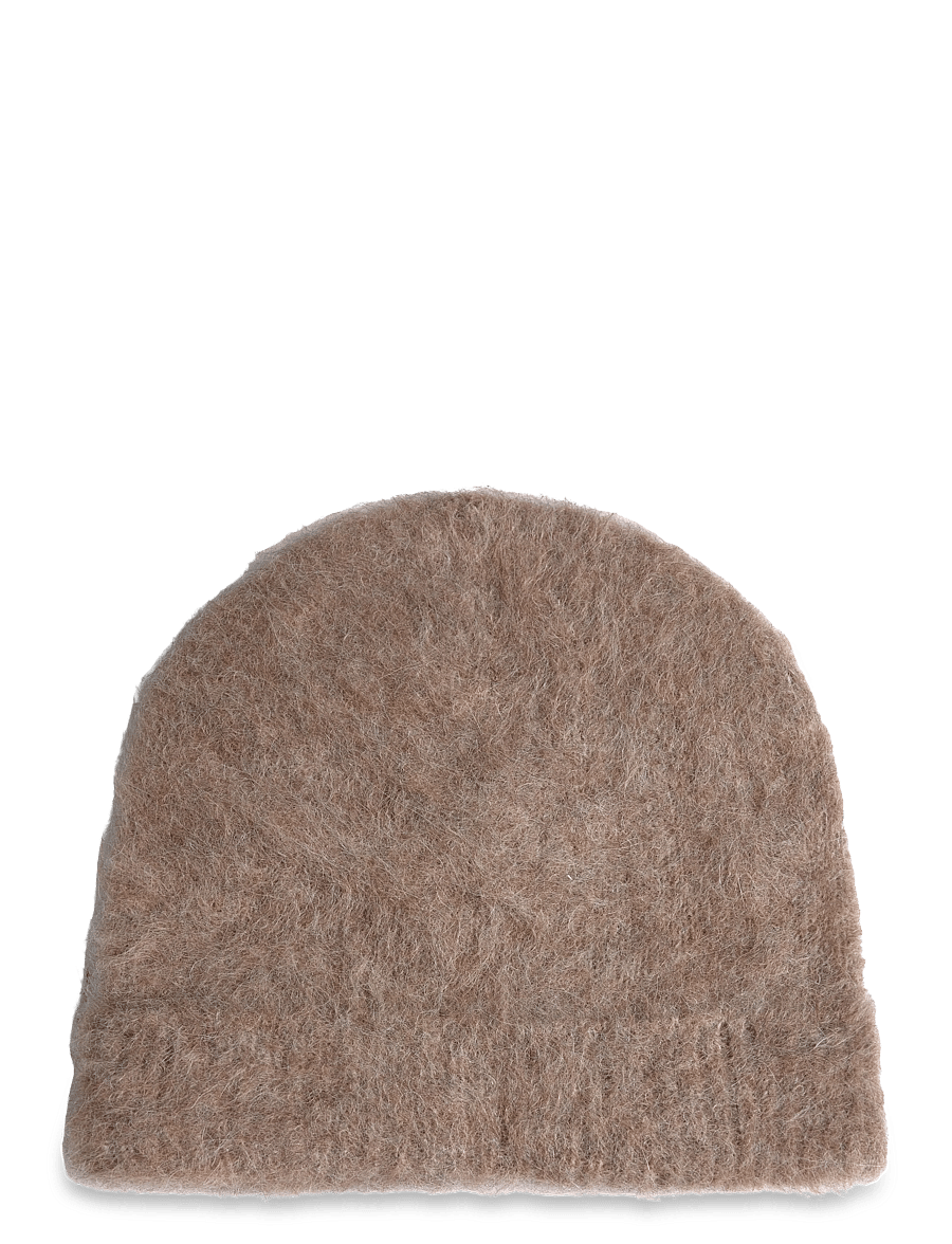 Rosemunde - RWFurry Alpaca Hat - mützen - brown grey mel - 1