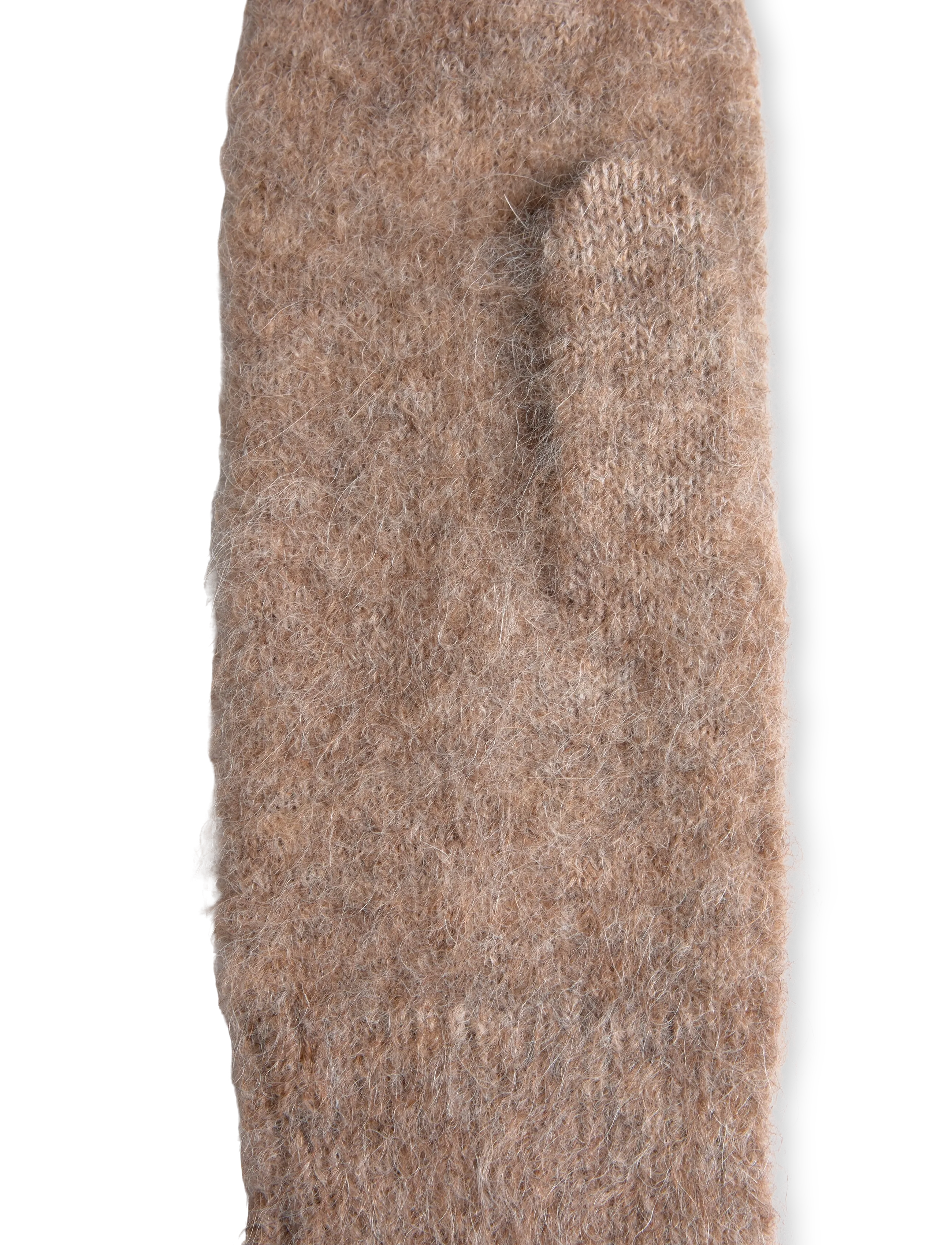 Rosemunde - RWFurry Alpaca Mittens - fäustlinge - brown grey mel - 2