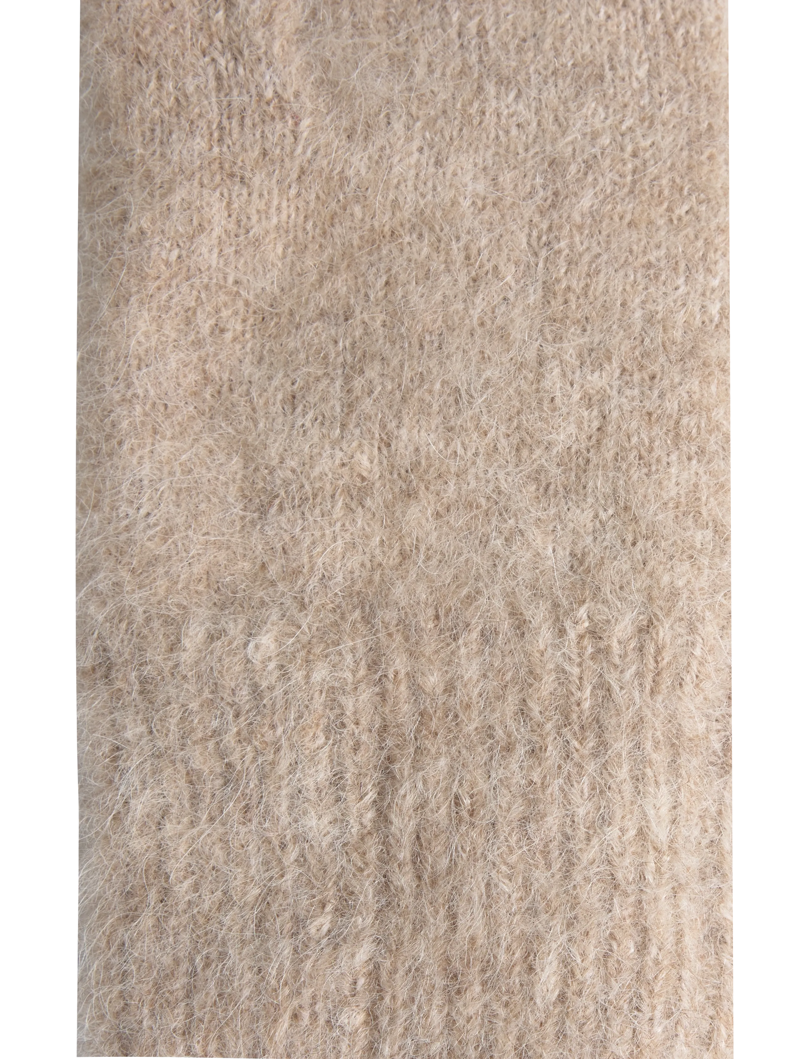 Rosemunde - RWFurry Alpaca Mittens - labakindad - oat melange - 2