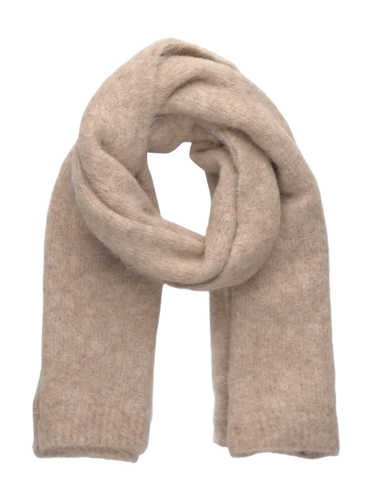 Rosemunde RWFurry Alpaca Scarf - Accessoires - OAT MELANGE / beige